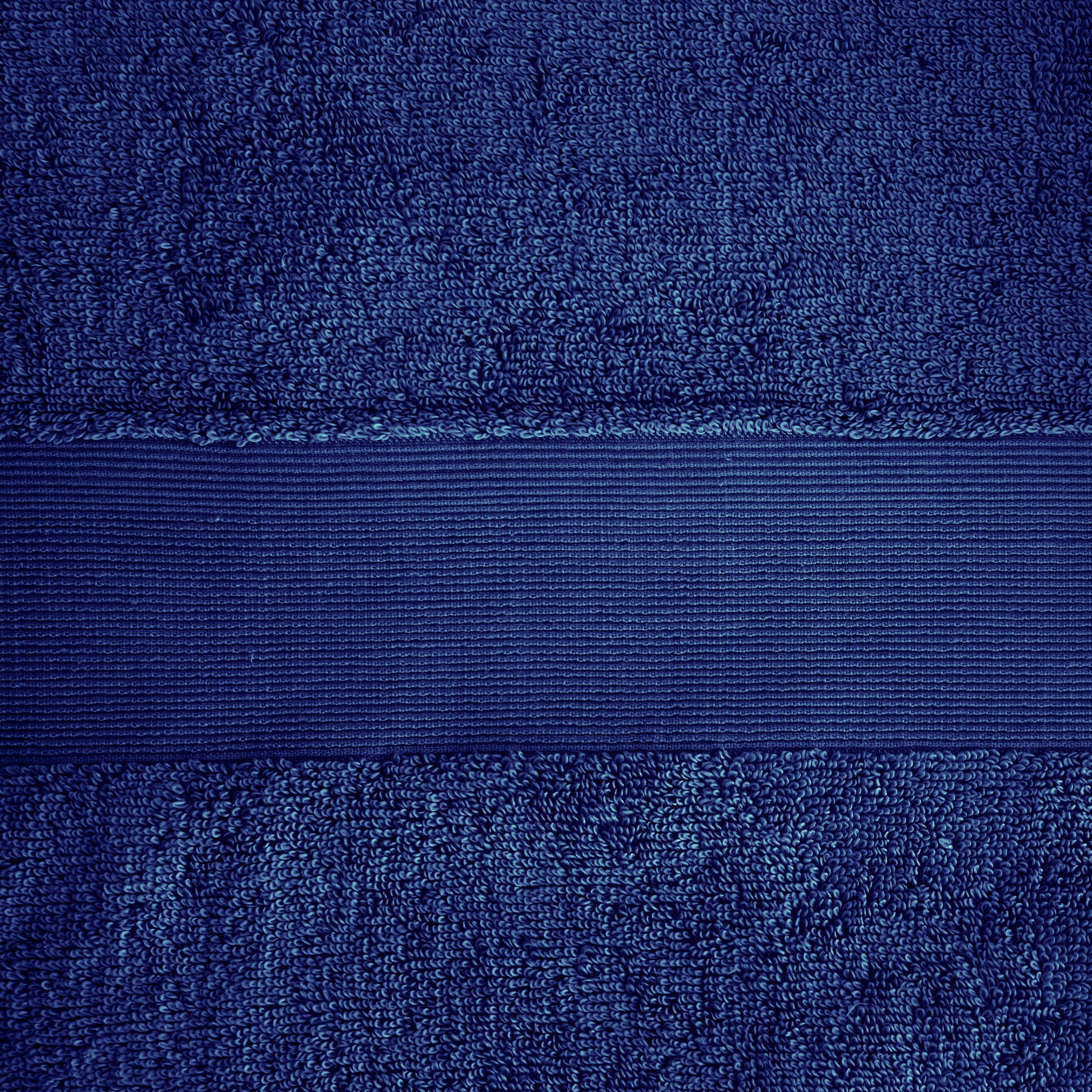 Navy Blue - Catherine Lansfield - Anti-Bacterial Cotton Hand Towel - 3