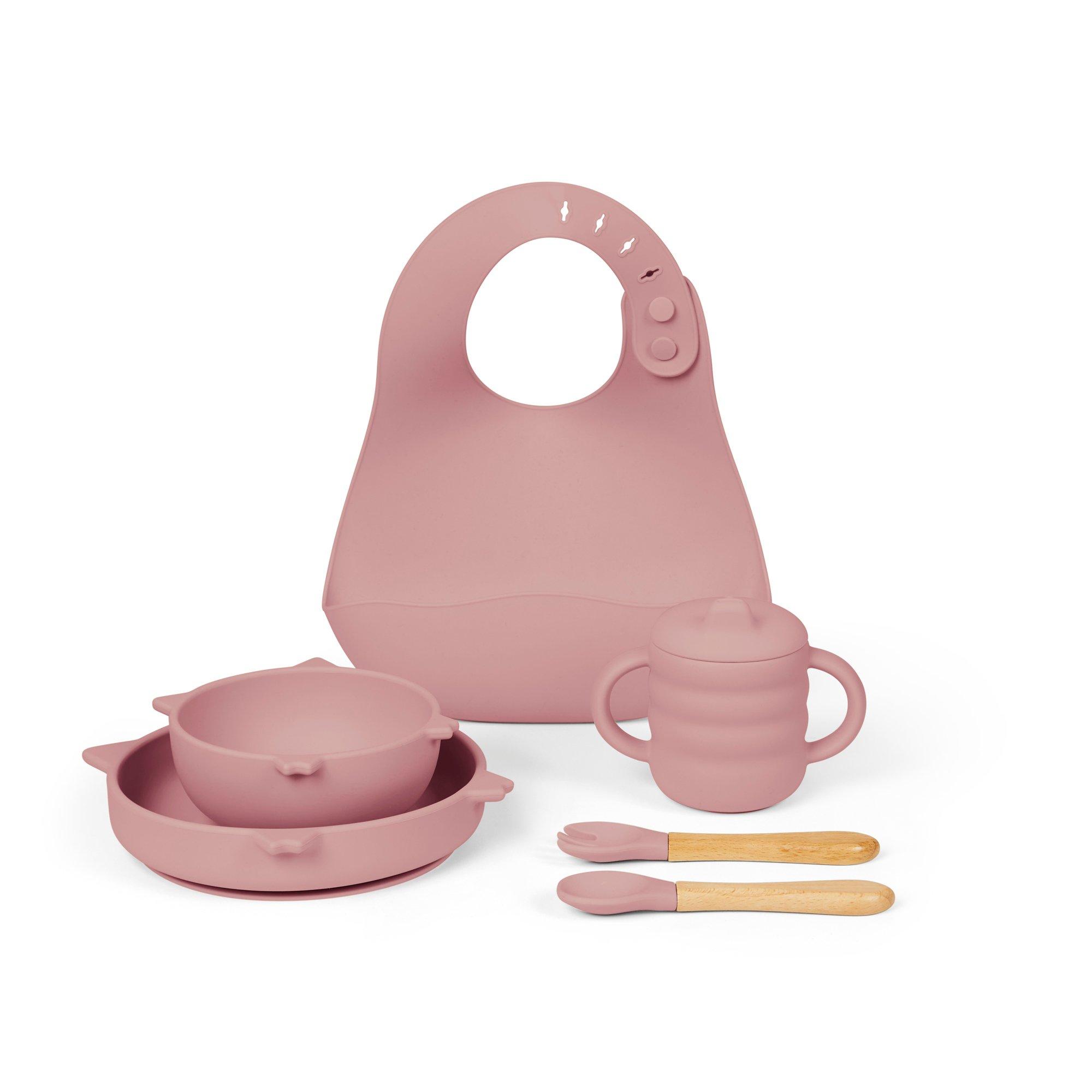 Ickle Bubba  Newborn 6 Piece Silicone Feeding Set - Pink
