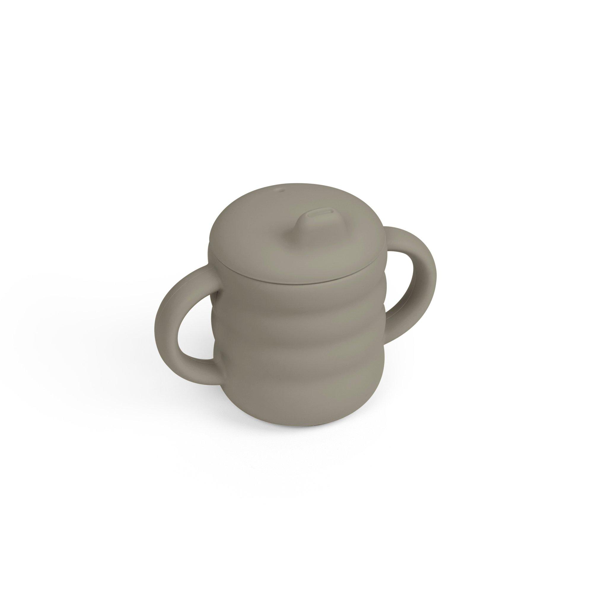 Sage Green - Ickle Bubba - 6 Piece Silicone Feeding Set - 5