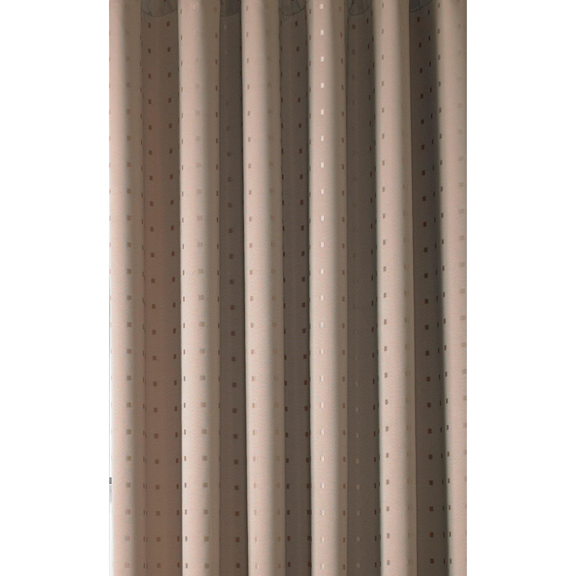 Latte - Alan Symonds - Madison Ring Top Eyelet Lined Curtains - 3