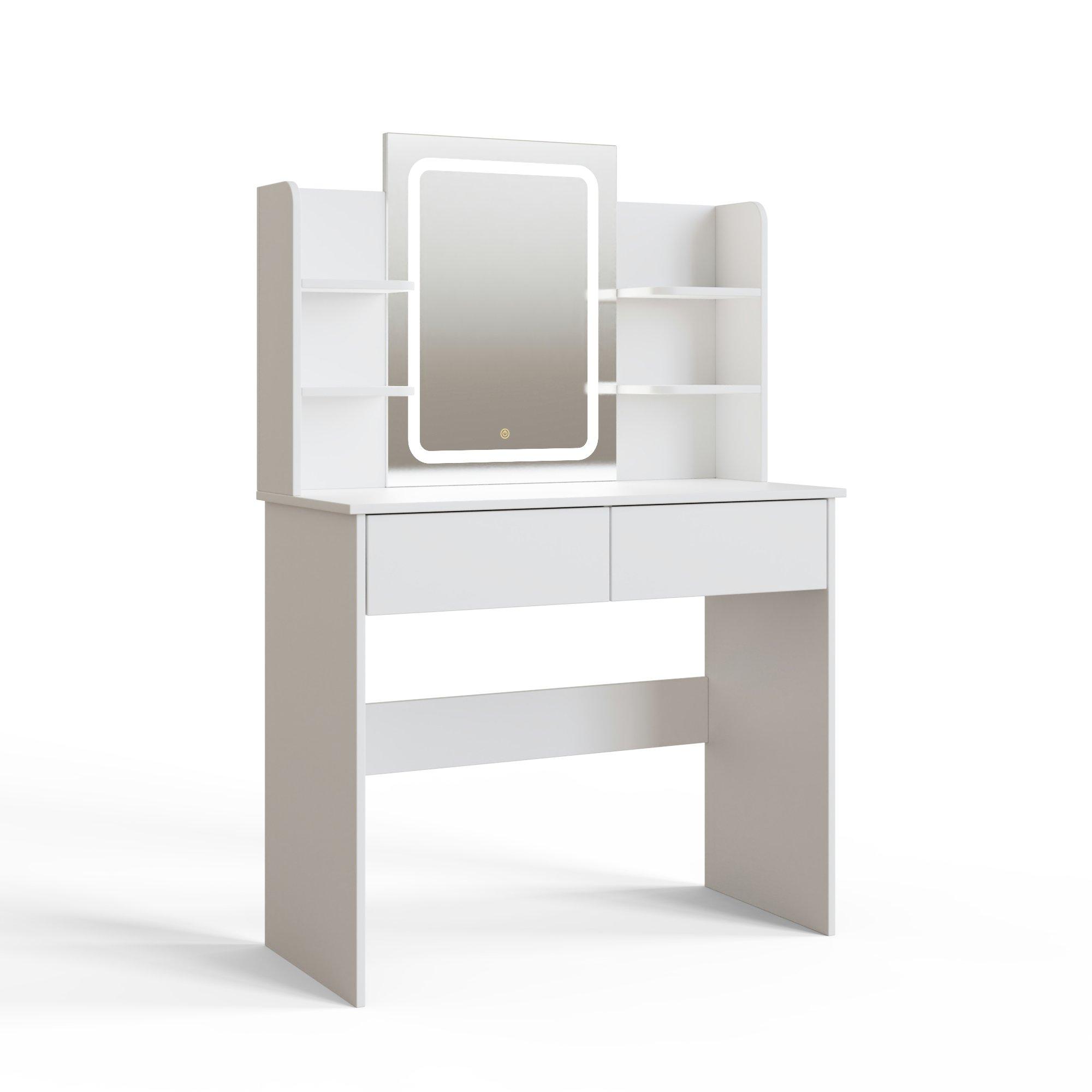 White - GFW - Sadie Led Dressing Table - 8