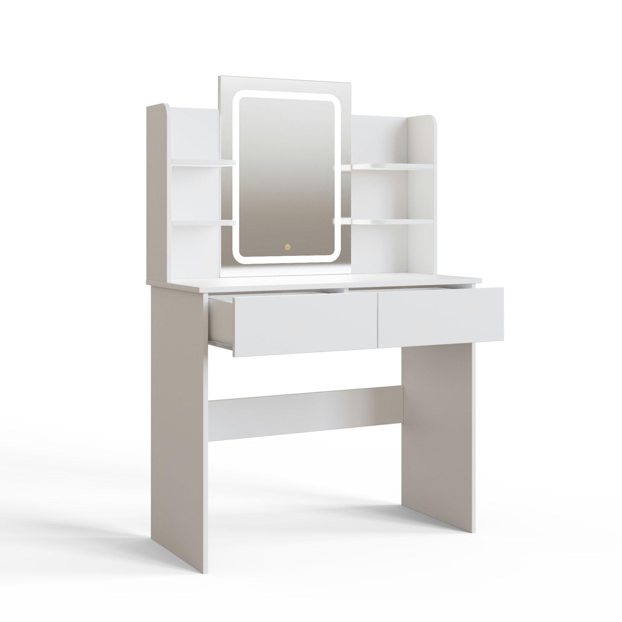 White - GFW - Sadie Led Dressing Table - 9