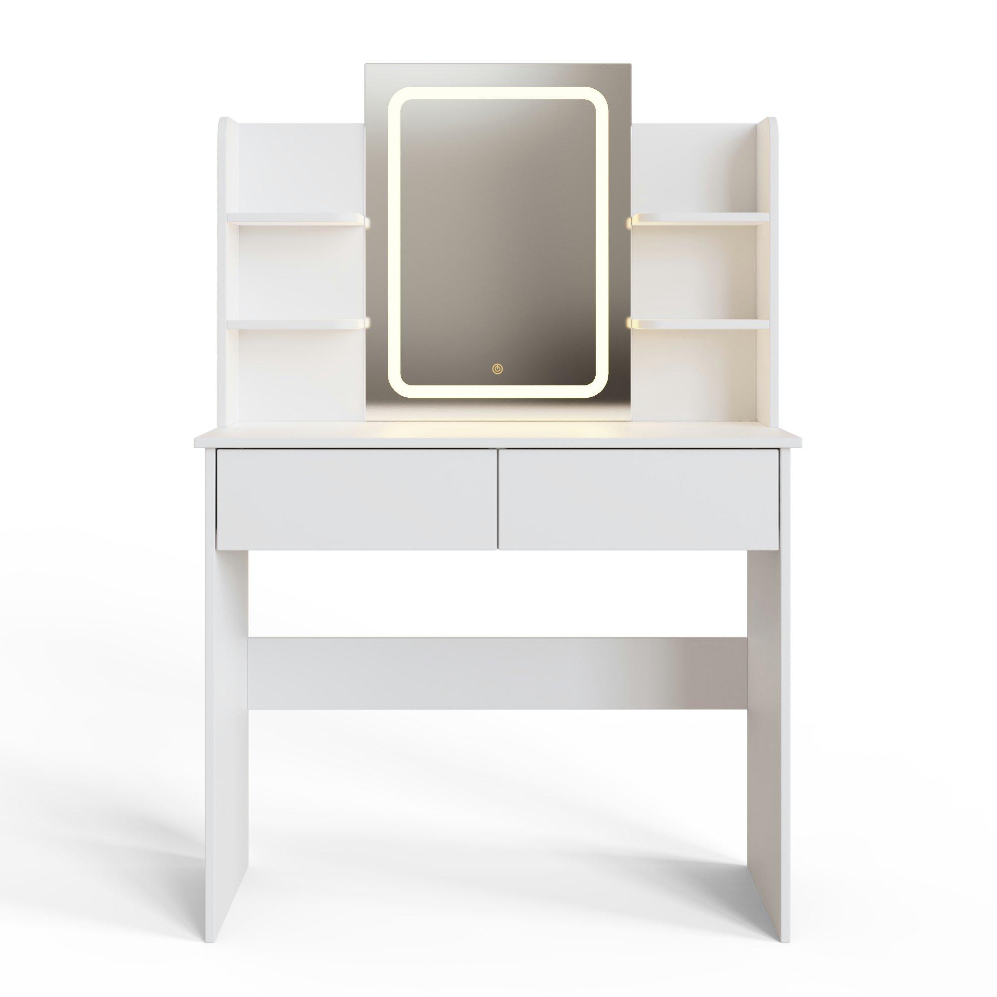 White - GFW - Sadie Led Dressing Table - 10