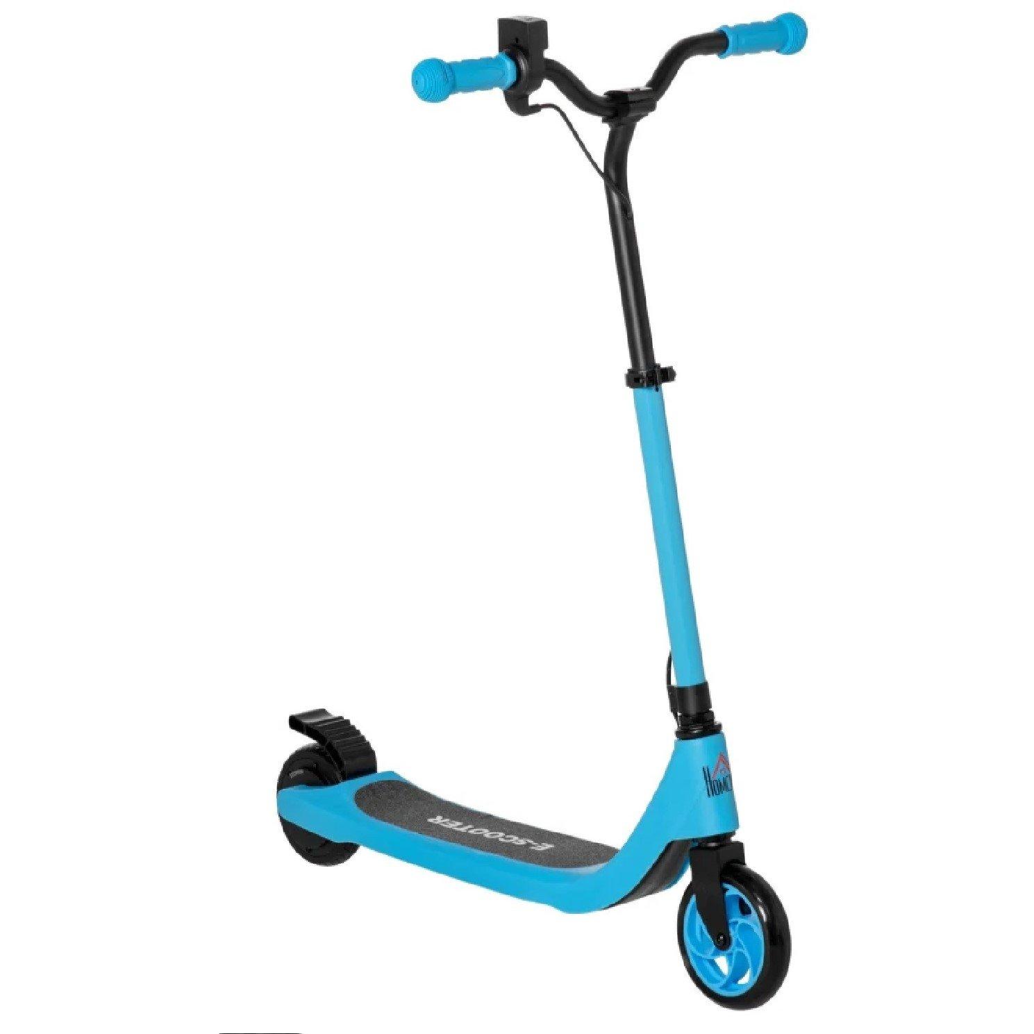 Homcom  Kids 120W Electric Scooter With Battery Display - Blue
