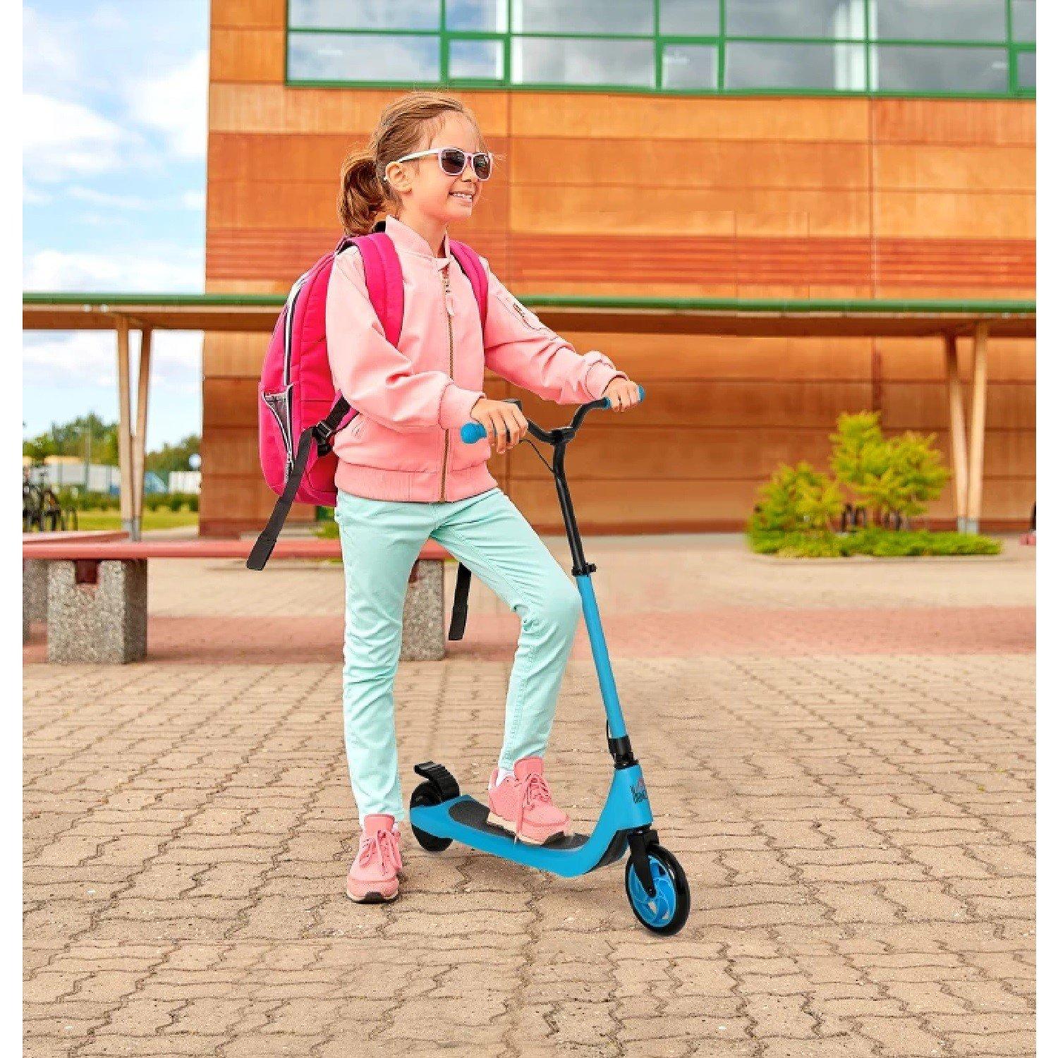 Blue - HOMCOM - 120W Electric Scooter with battery display - 8