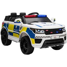 HOMCOM HOMCOM 12V Kids Electric Ride On Police Car