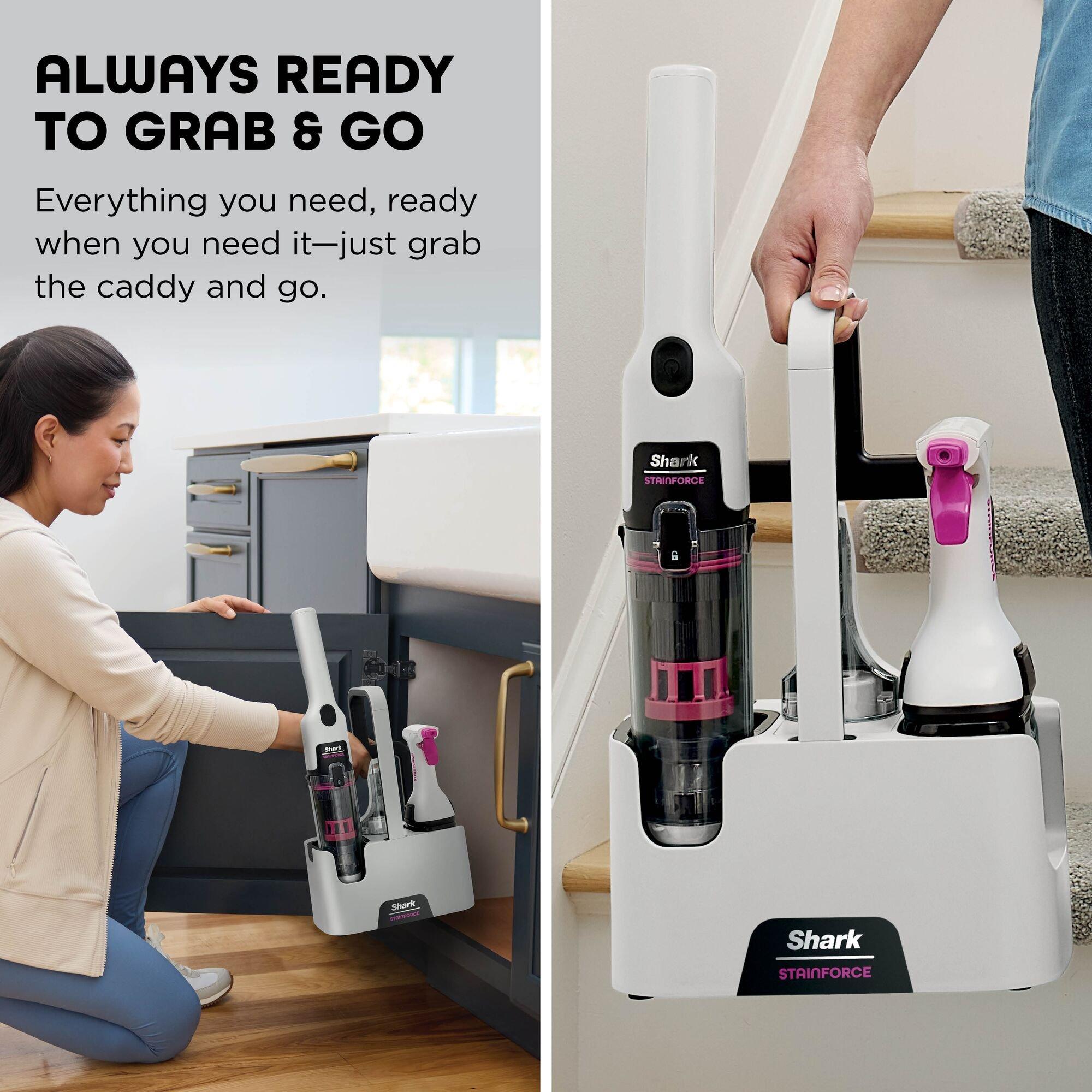 White - Shark - StainForce Cordless Stain-Destroying Spot Cleaner - 7