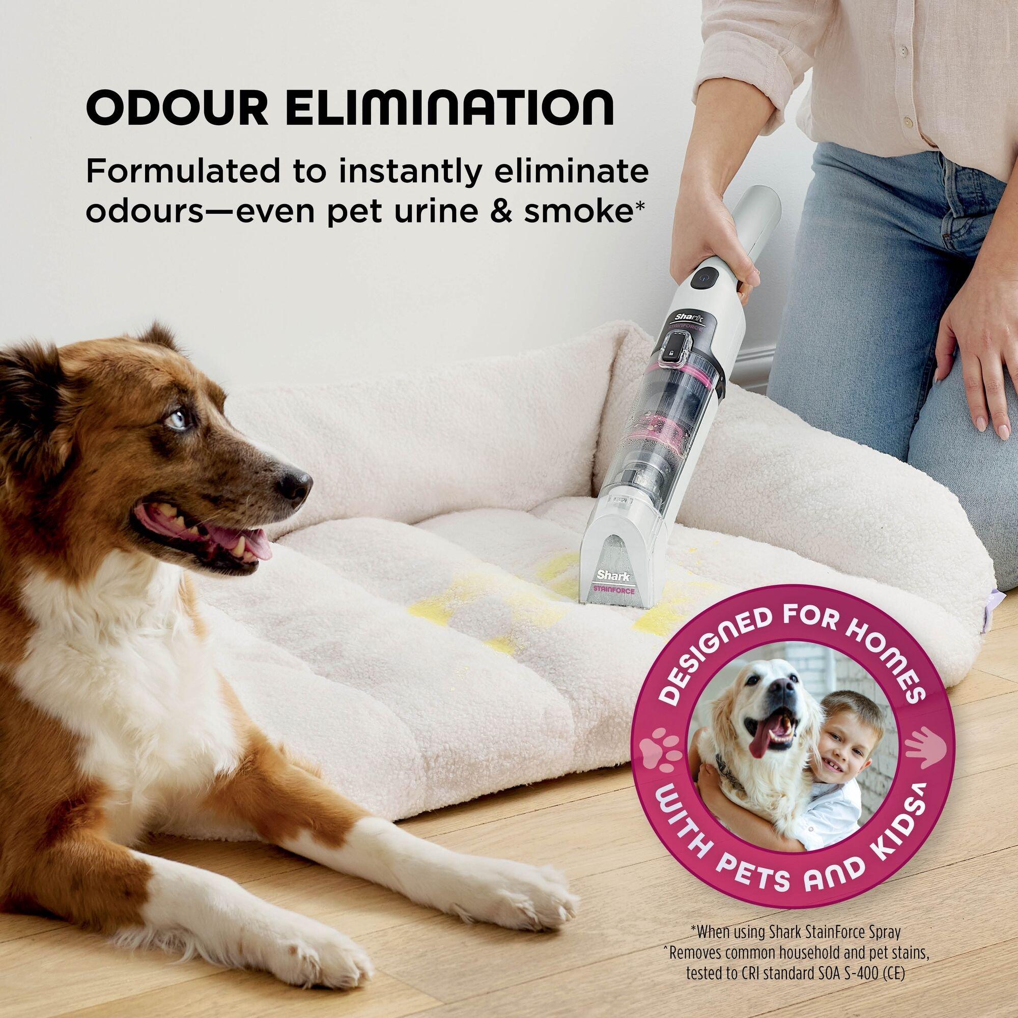 White - Shark - StainForce Cordless Stain-Destroying Spot Cleaner - 9