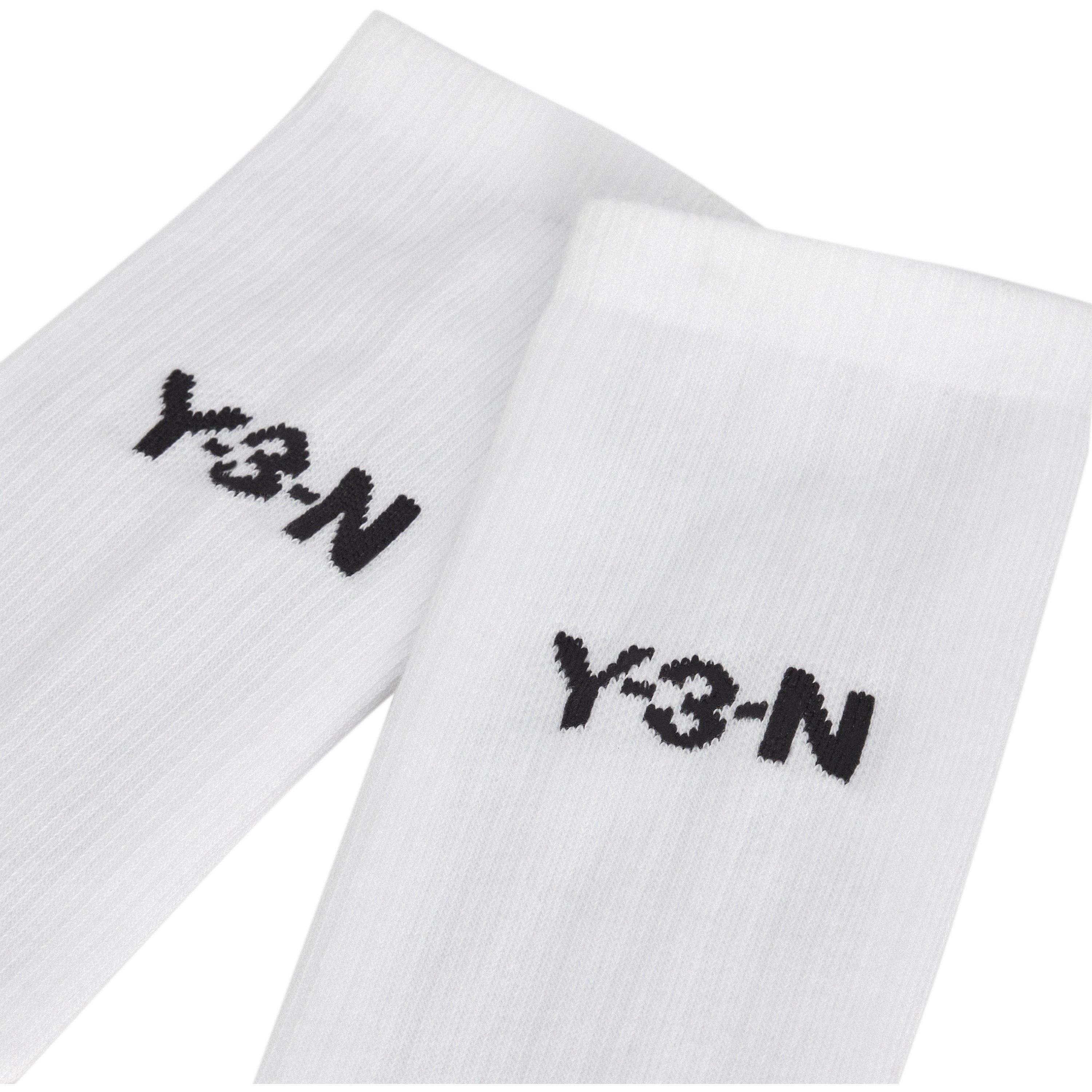 White - Y3 - Men's NBHD Crew Socks - 3