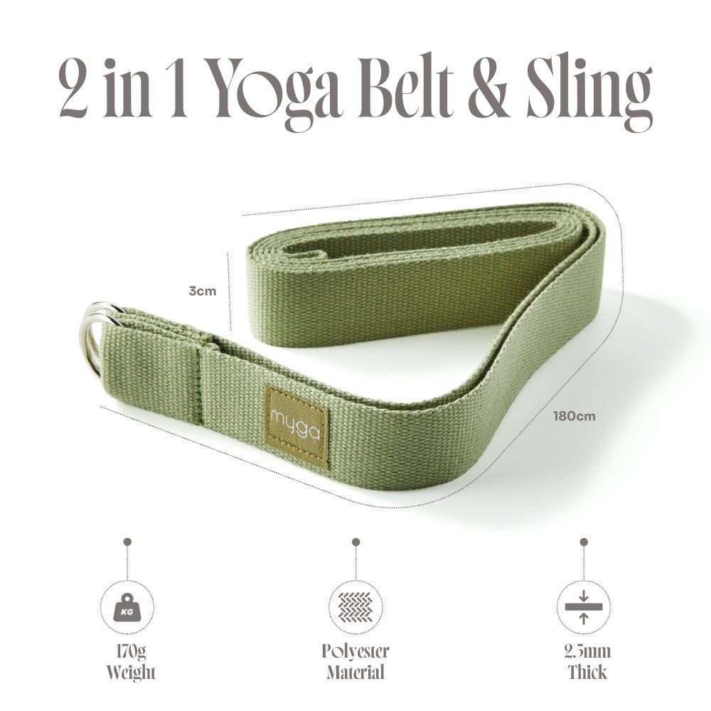 Moss - Myga - Myga 2 in 1 Yoga Belt and Sling - 5