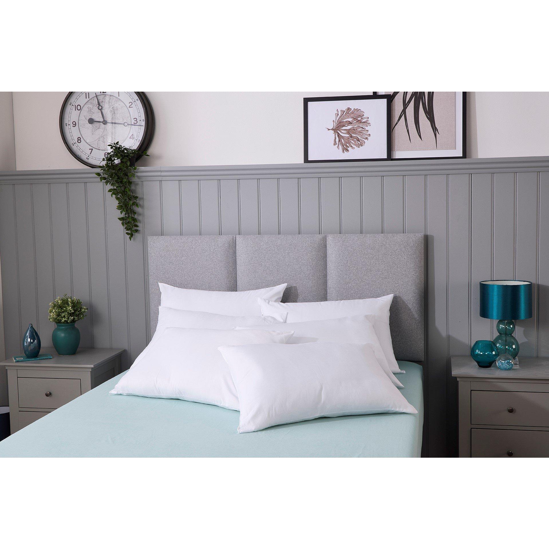 White - Downland - 6 Pack Soft Like Down Pillows - 3