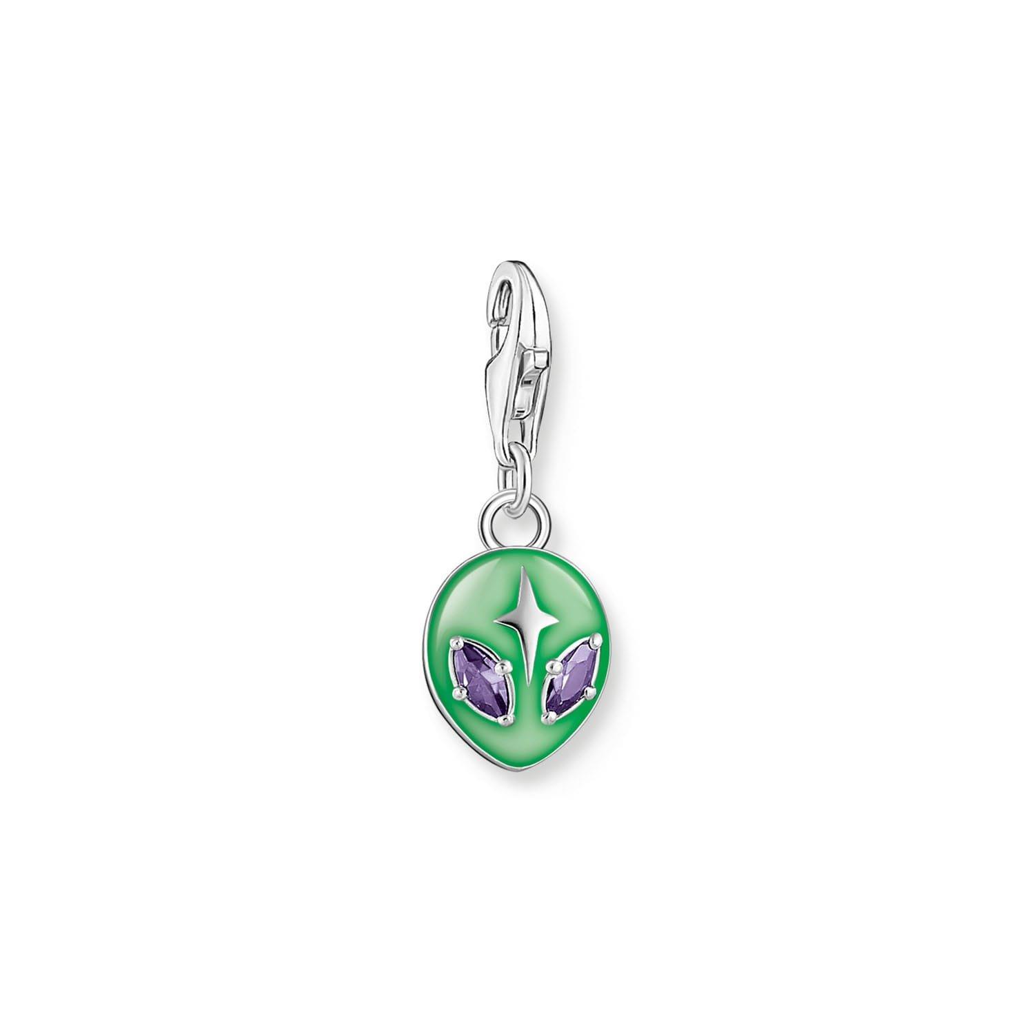 Green - Thomas Sabo - Alien Charm Pendant - 1