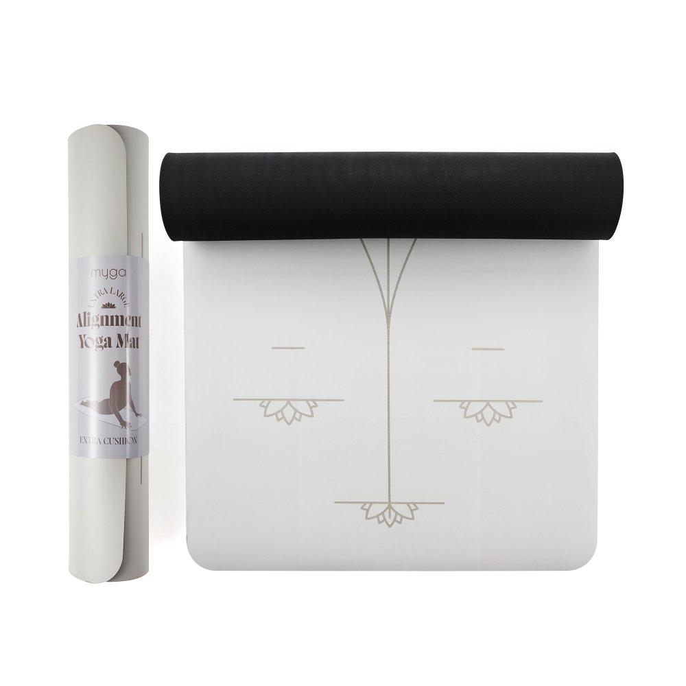 Grey - Myga - Myga XL Lotus Alignment Mat - 1