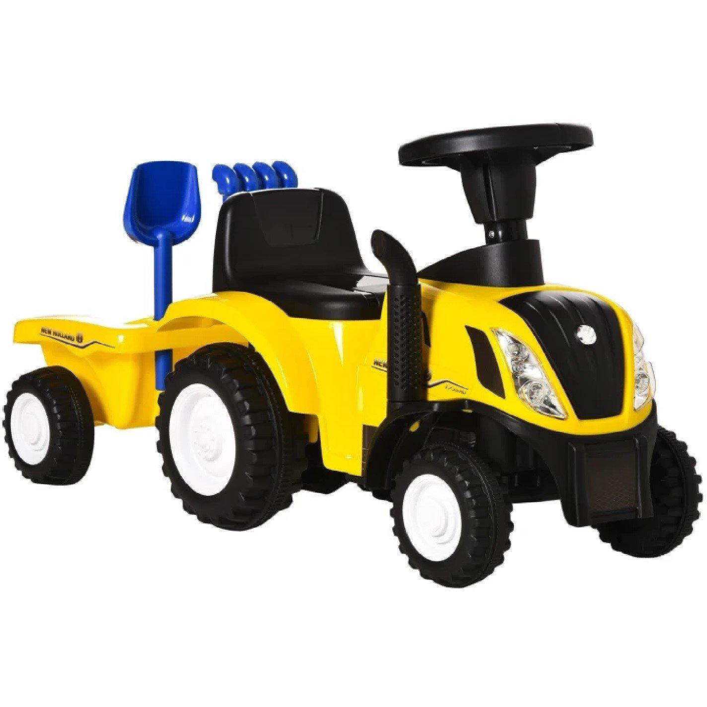 Yellow - HOMCOM - Ride On Toddler Tractor - 1