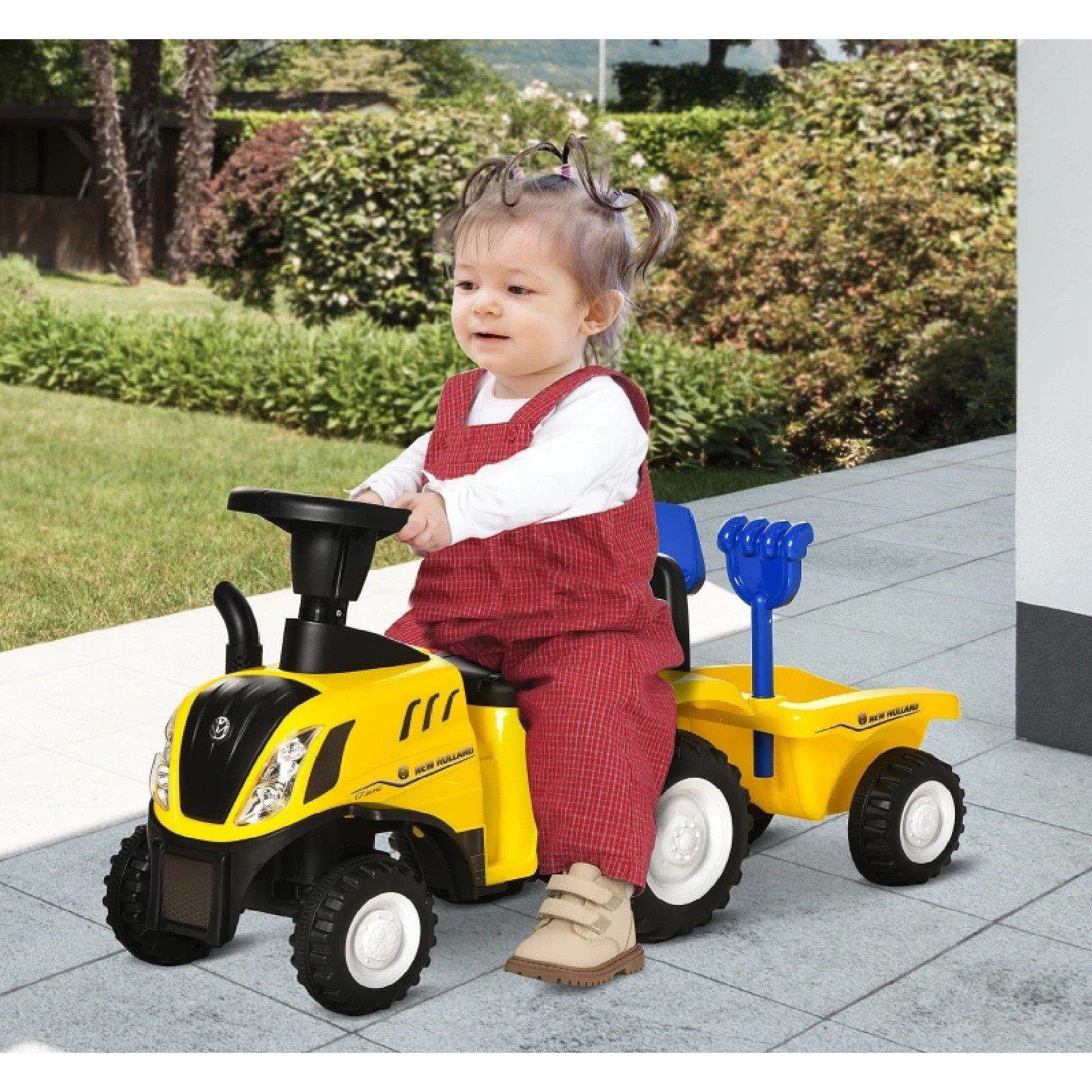 Yellow - HOMCOM - Ride On Toddler Tractor - 2