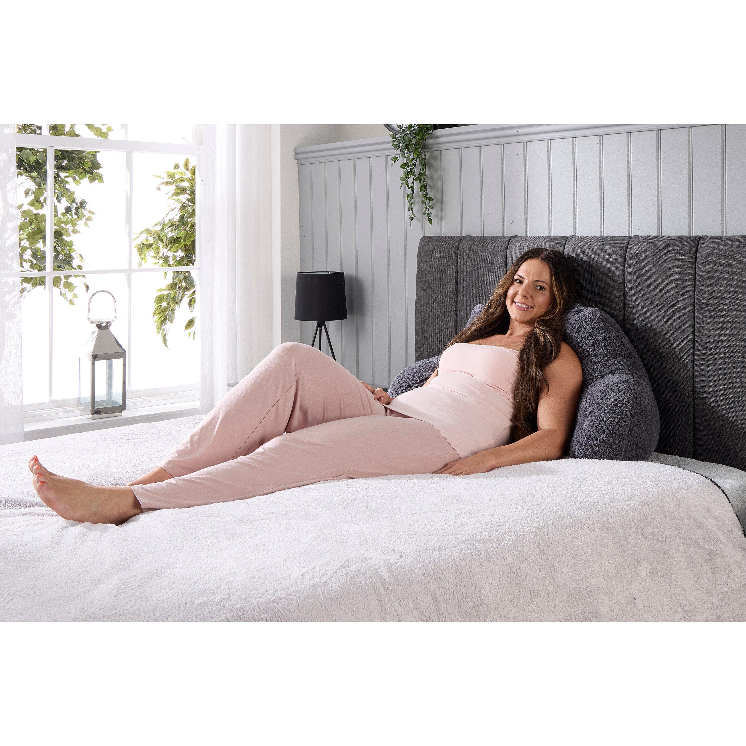 Charcoal - Downland - Waffle Cuddle Cushion - Grey - 2