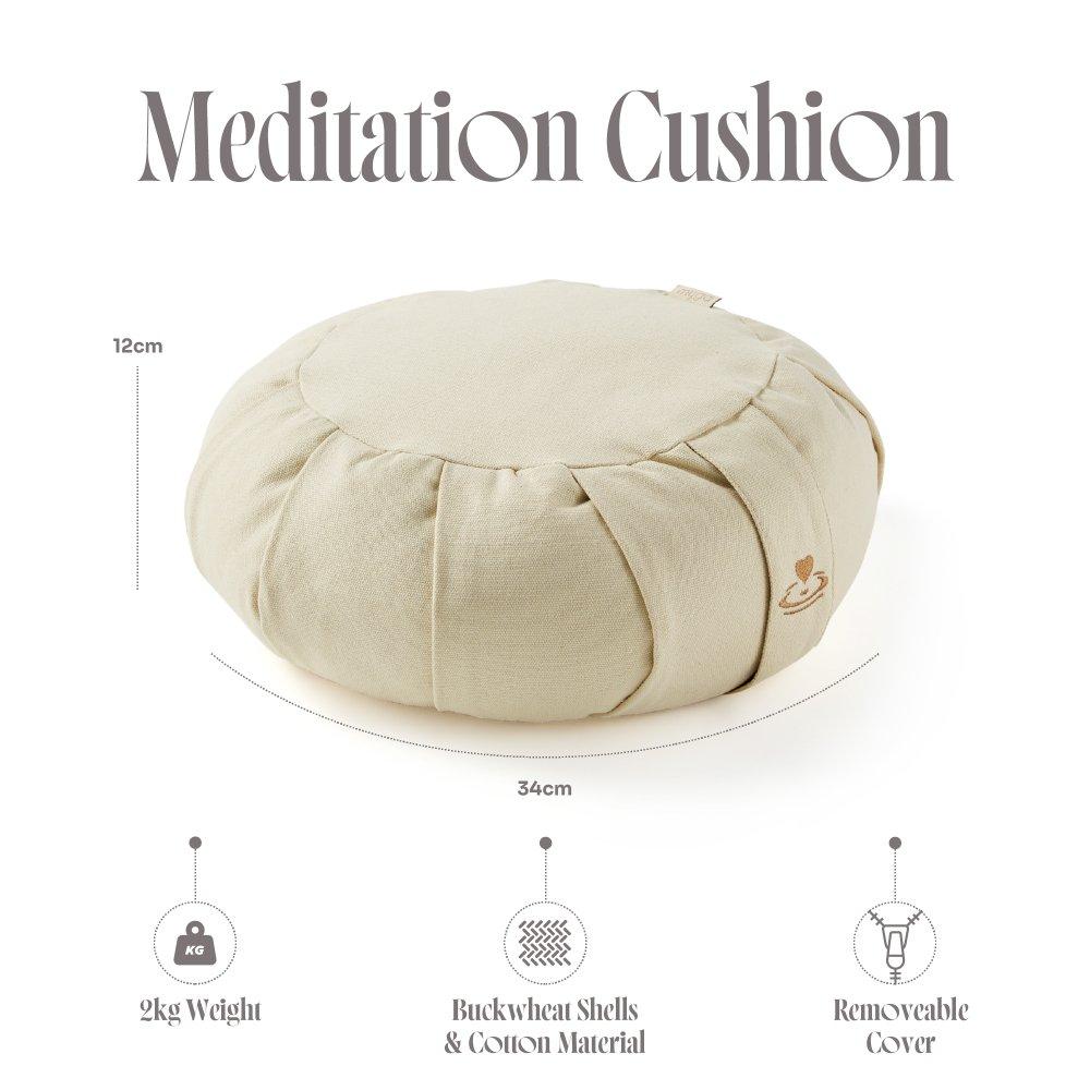 Sand - Myga - Zafu Yoga Meditation Cushion - 5