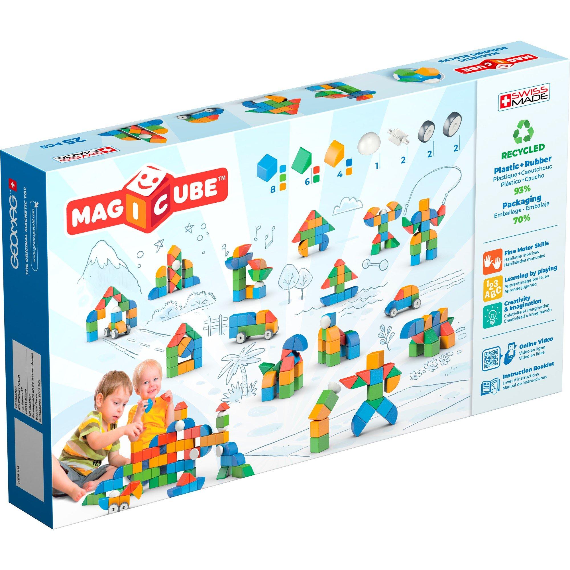 Multi - GEOMAG - Magicube  Magnetic Shapes Little World - 25 Pieces - 2