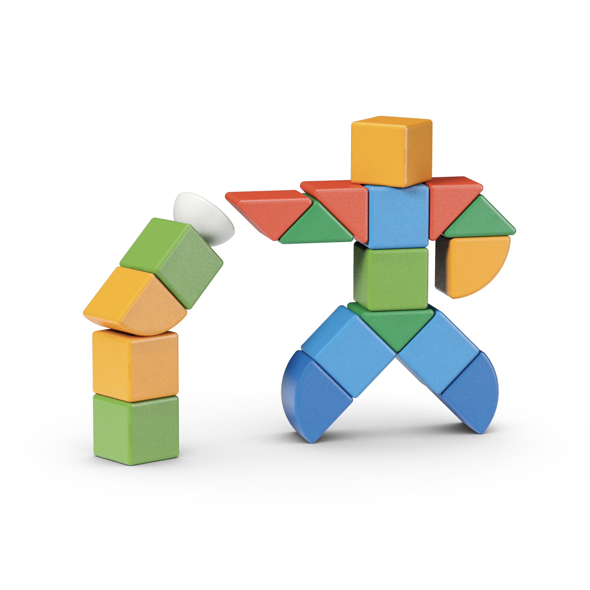 Multi - GEOMAG - Magicube  Magnetic Shapes Little World - 25 Pieces - 6