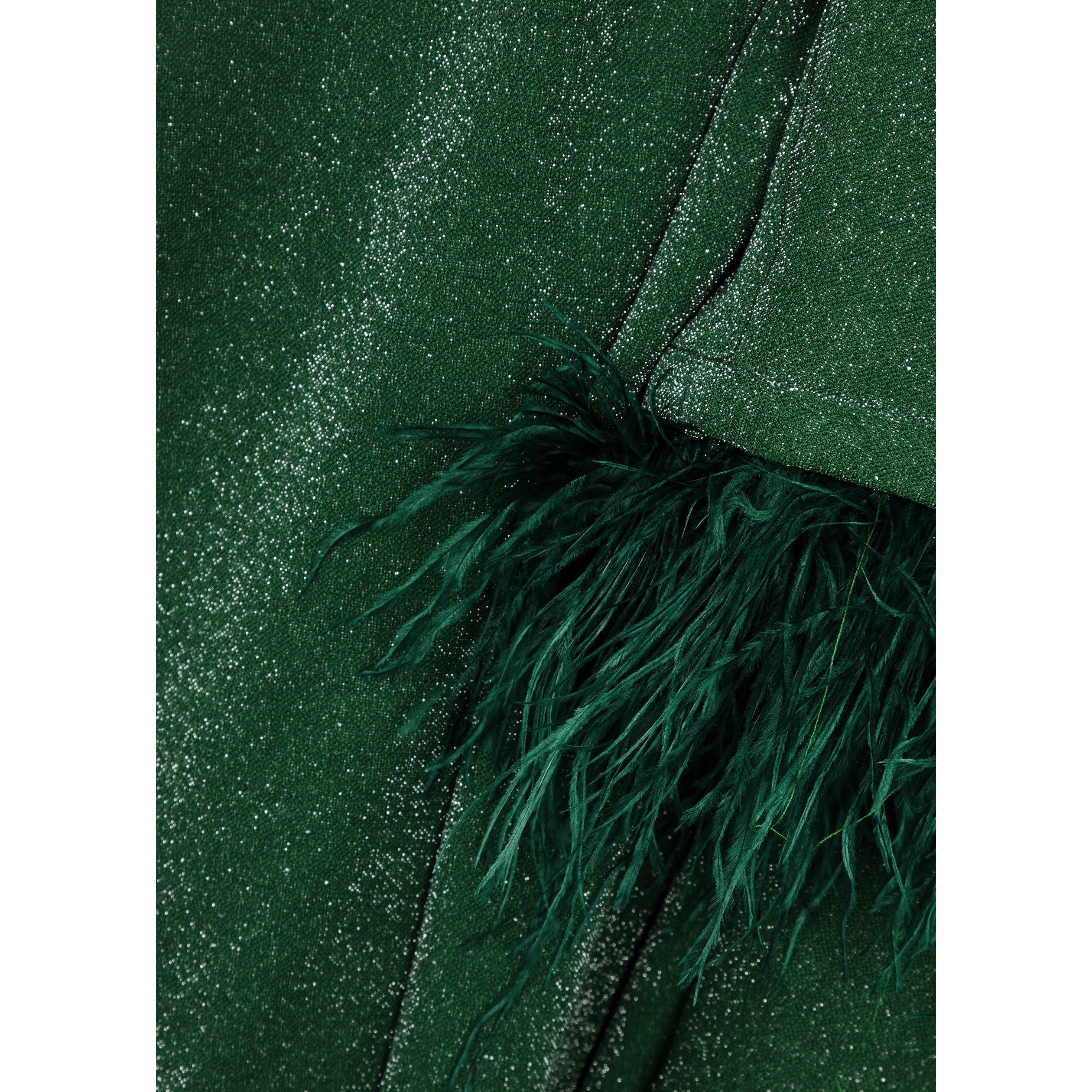 DARK GREEN - Sleeper - PJ LS COSMOS OVERSIZE LUREX PJ - 4