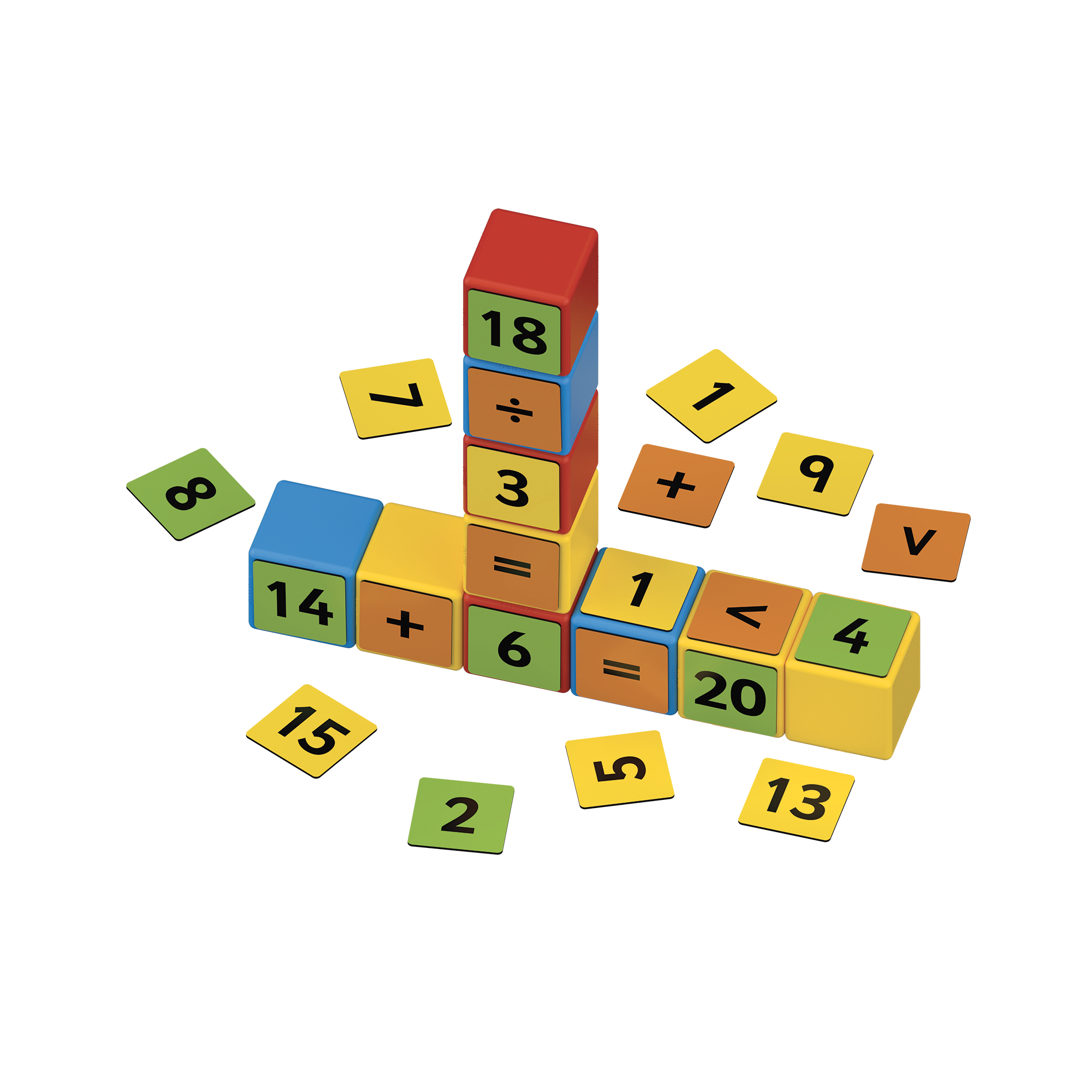 Multi - GEOMAG - Magicube  Magnetic Shapes Maths Builder - 55 Piece - 3