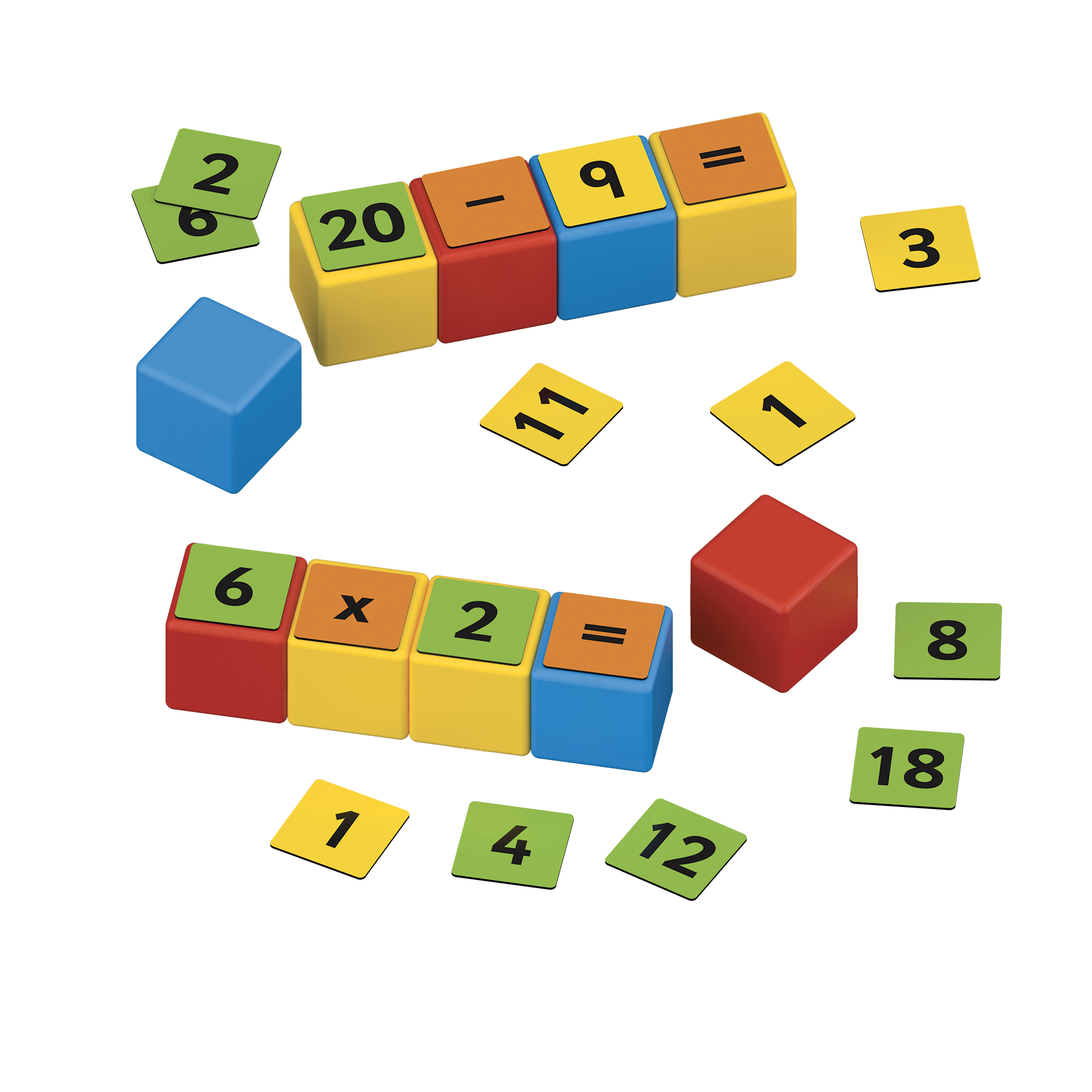 Multi - GEOMAG - Magicube  Magnetic Shapes Maths Builder - 55 Piece - 4