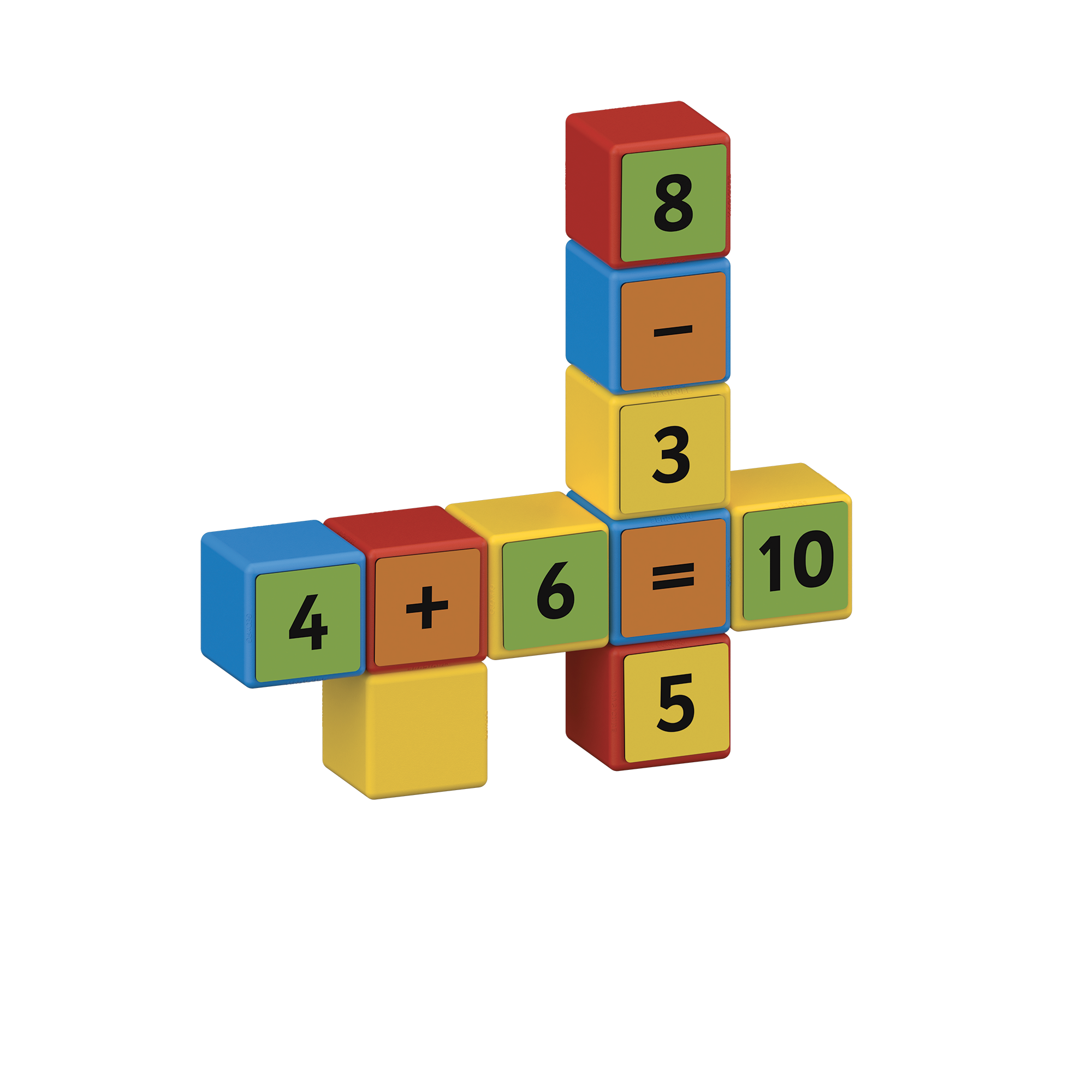 Multi - GEOMAG - Magicube  Magnetic Shapes Maths Builder - 55 Piece - 6