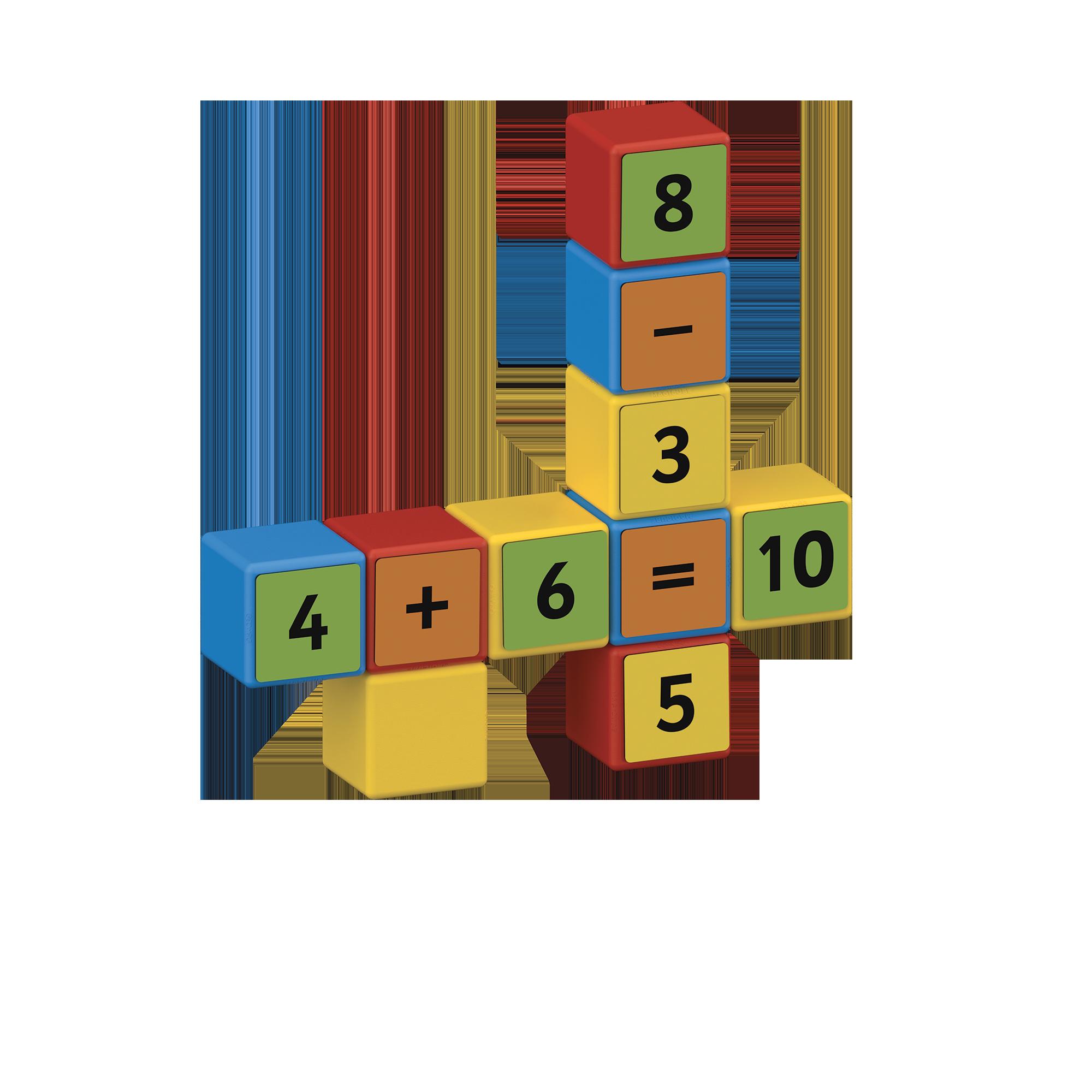 Mage Math Shape Machine Learning GEOMAG | Magicube Magnetic Shapes Maths Builder - 55 Piece | FRASERS