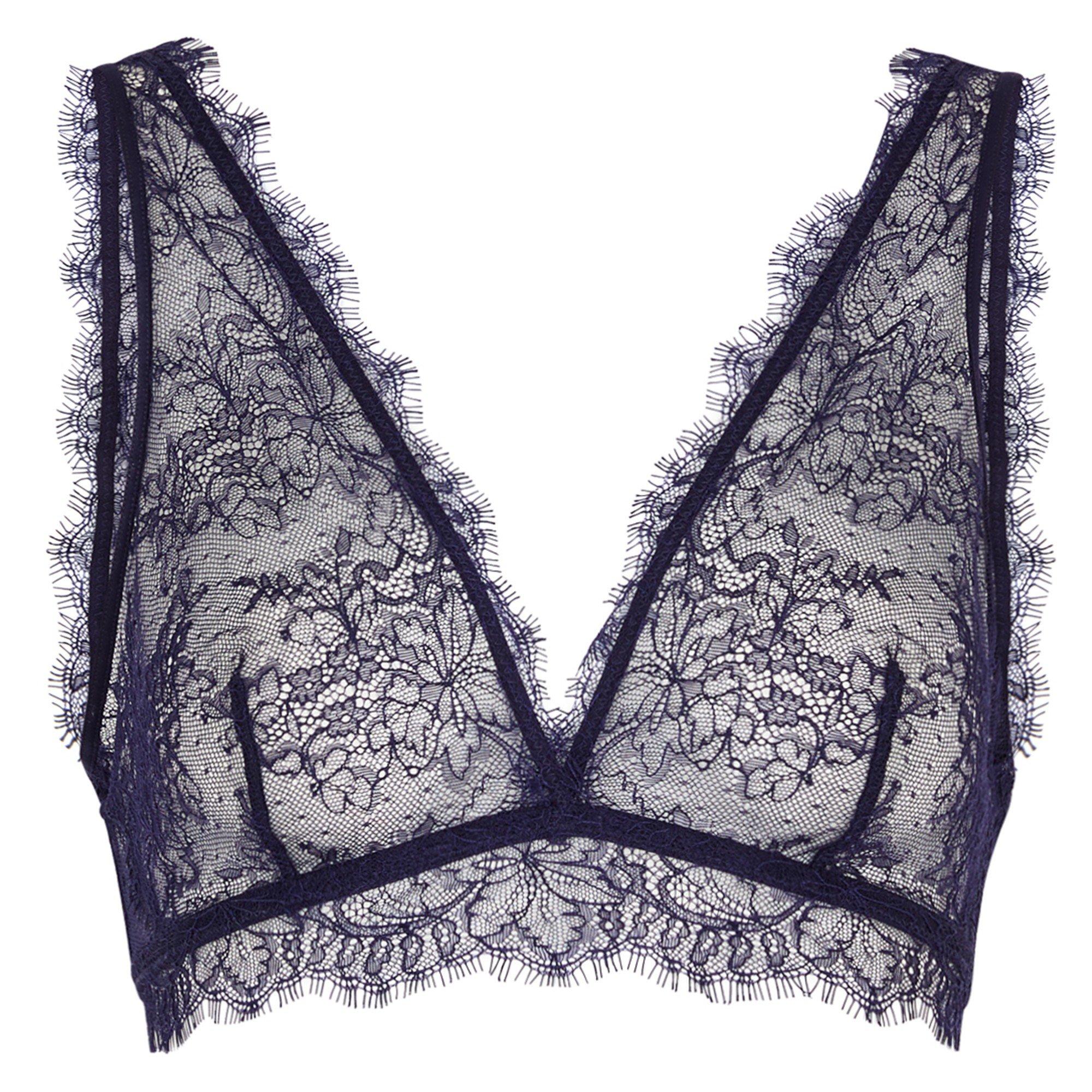 DARK BLUE - Love Stories - B CHERIE FULL LACE BRALETTE - 1