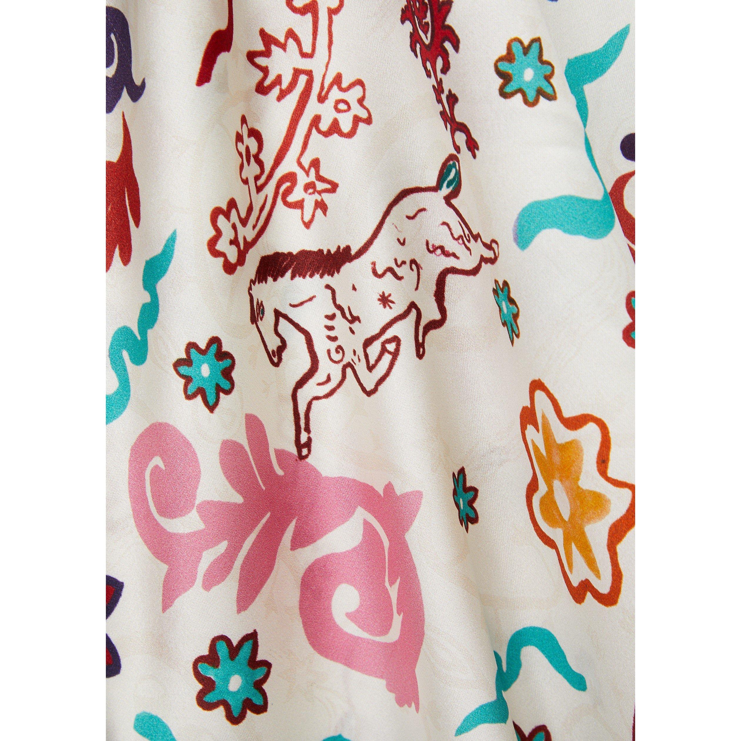 MULTICOLOURED - Jessica Russell Flint - PJT DAN PATCH PRT LGSLV PJ TOP - 4