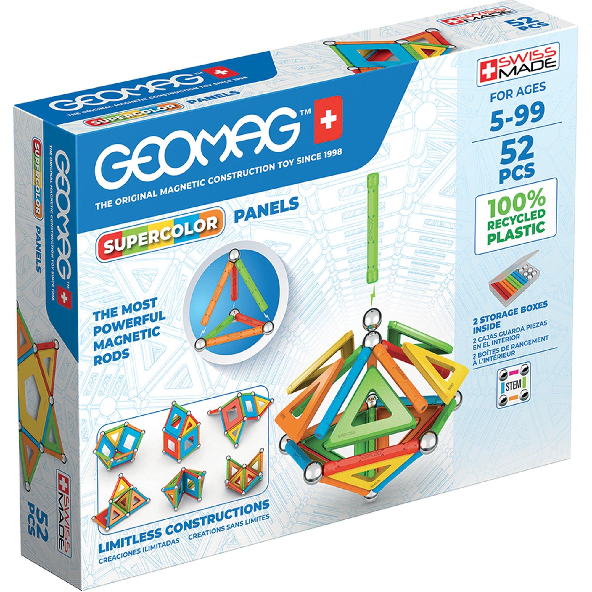 Multi - GEOMAG - Magnetic Supercolor Panel - 52 Pieces - 1