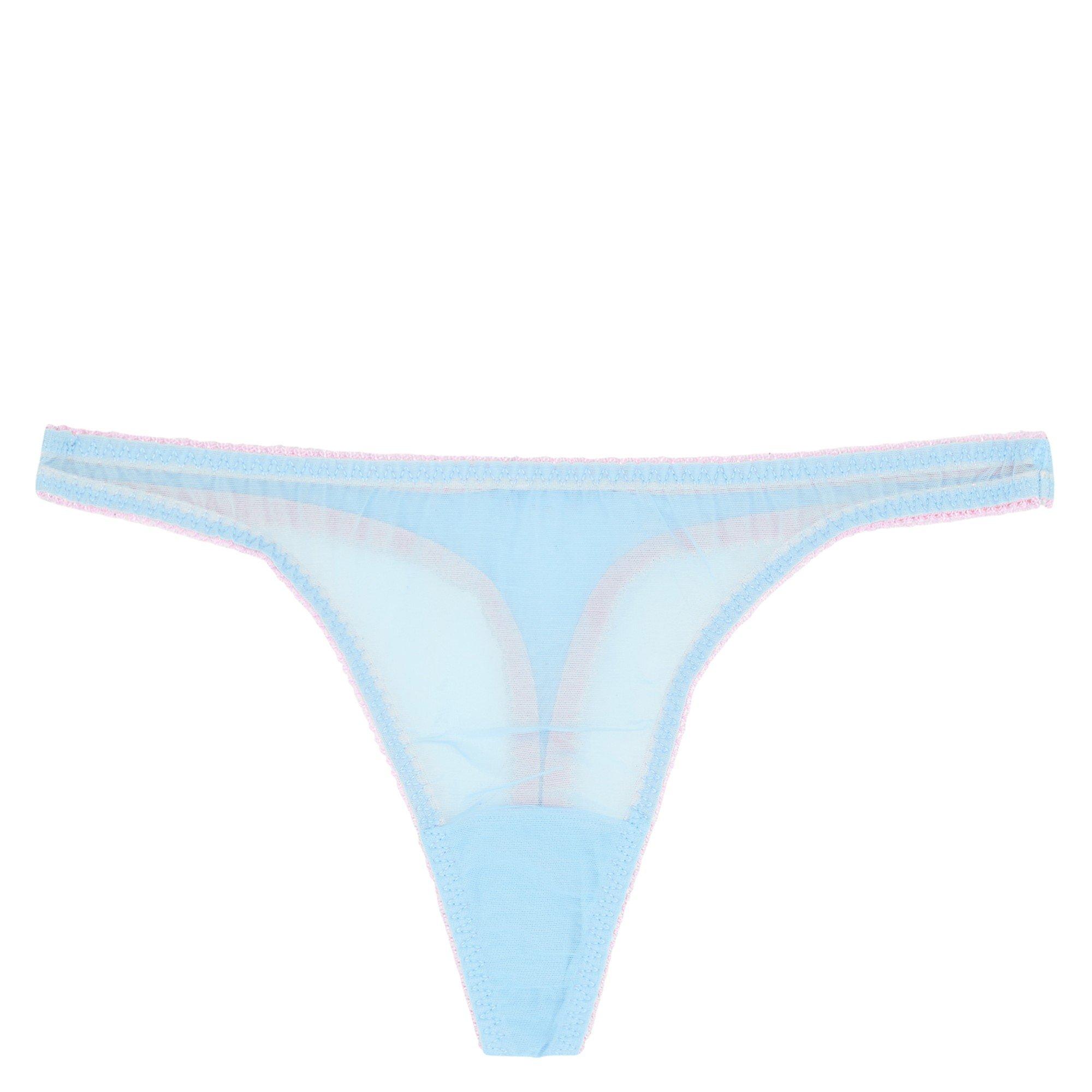 LIGHT BLUE - Dora Larsen - T LAYLA CLEAN TULLE THONG - 1