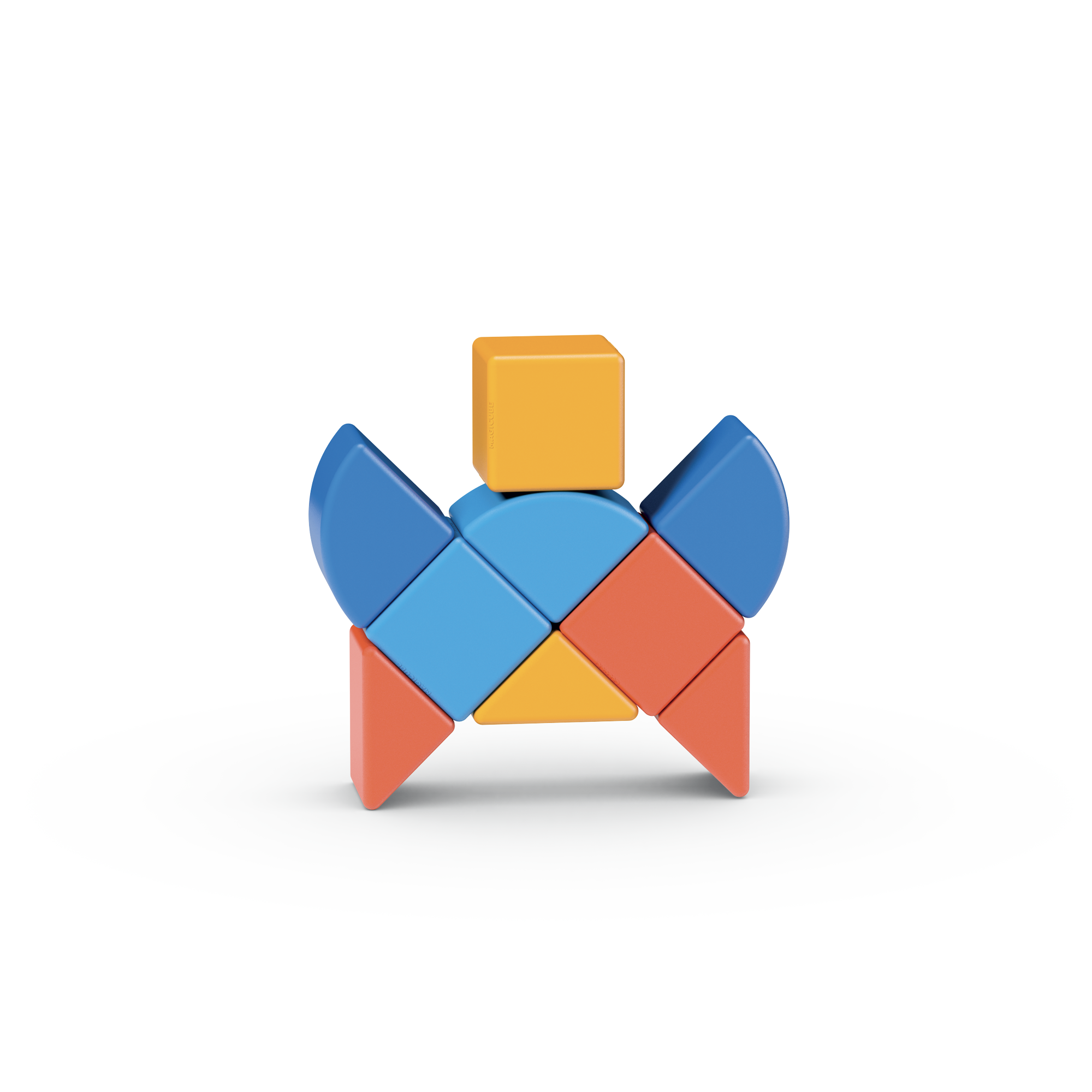 Multi - GEOMAG - Magicube  Magnetic Shapes Animals - 9 Pieces - 4