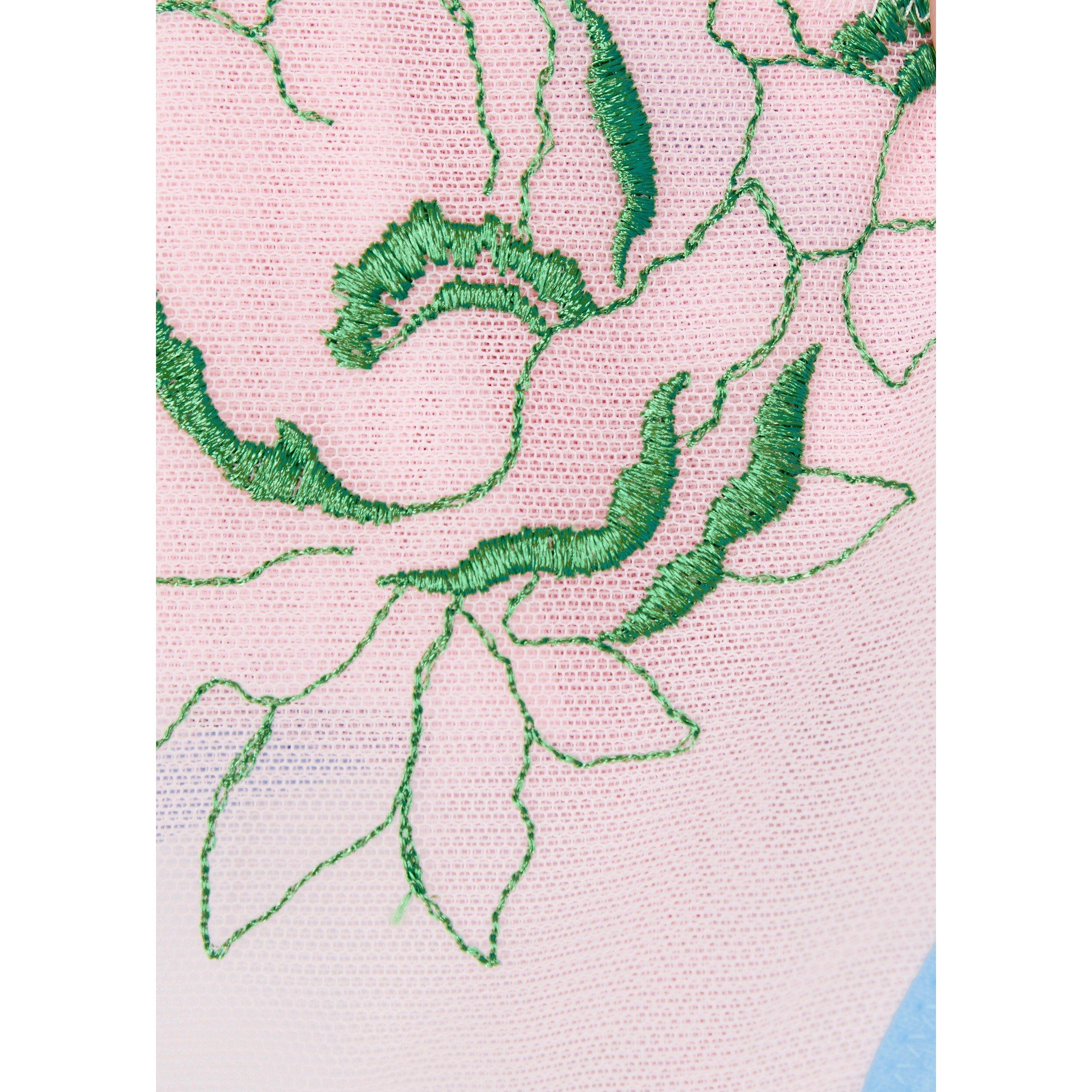 LIGHT PINK - Dora Larsen - T SCALLOP FLRAL LOWRSE KNICKER - 4