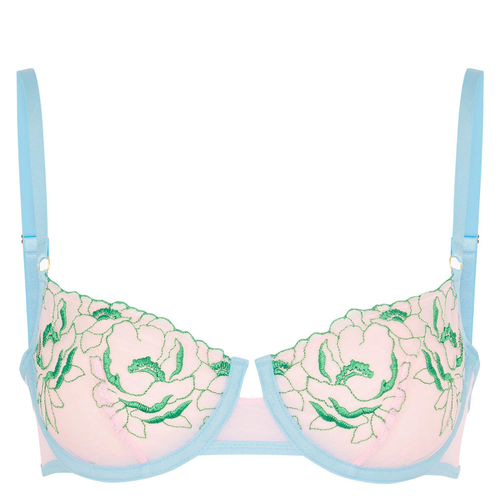 LIGHT PINK - Dora Larsen - UW RUE SCALLOP FLORAL UW BRA - 1
