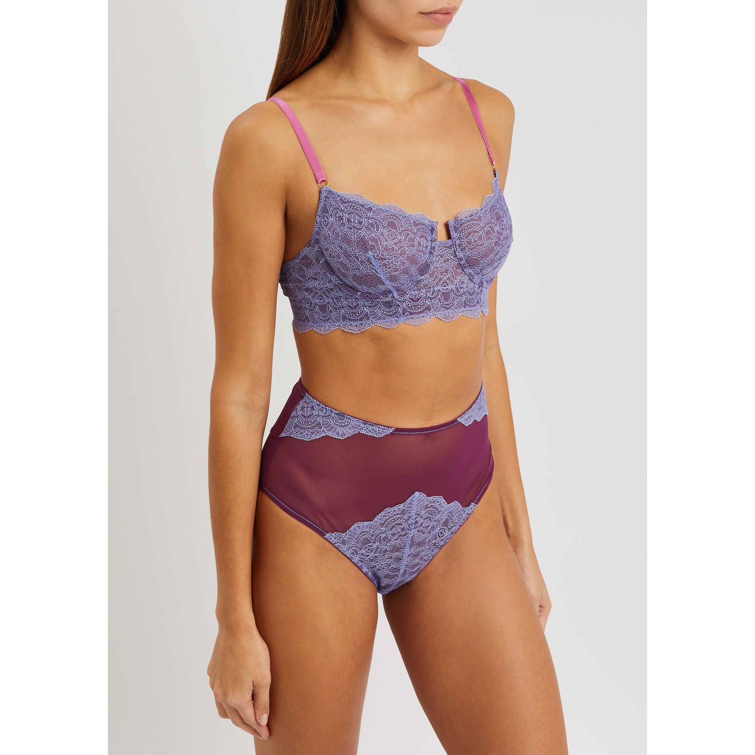 PURPLE - Dora Larsen - UWB SAVANNAH LACE UNDRWIRE BRA - 2