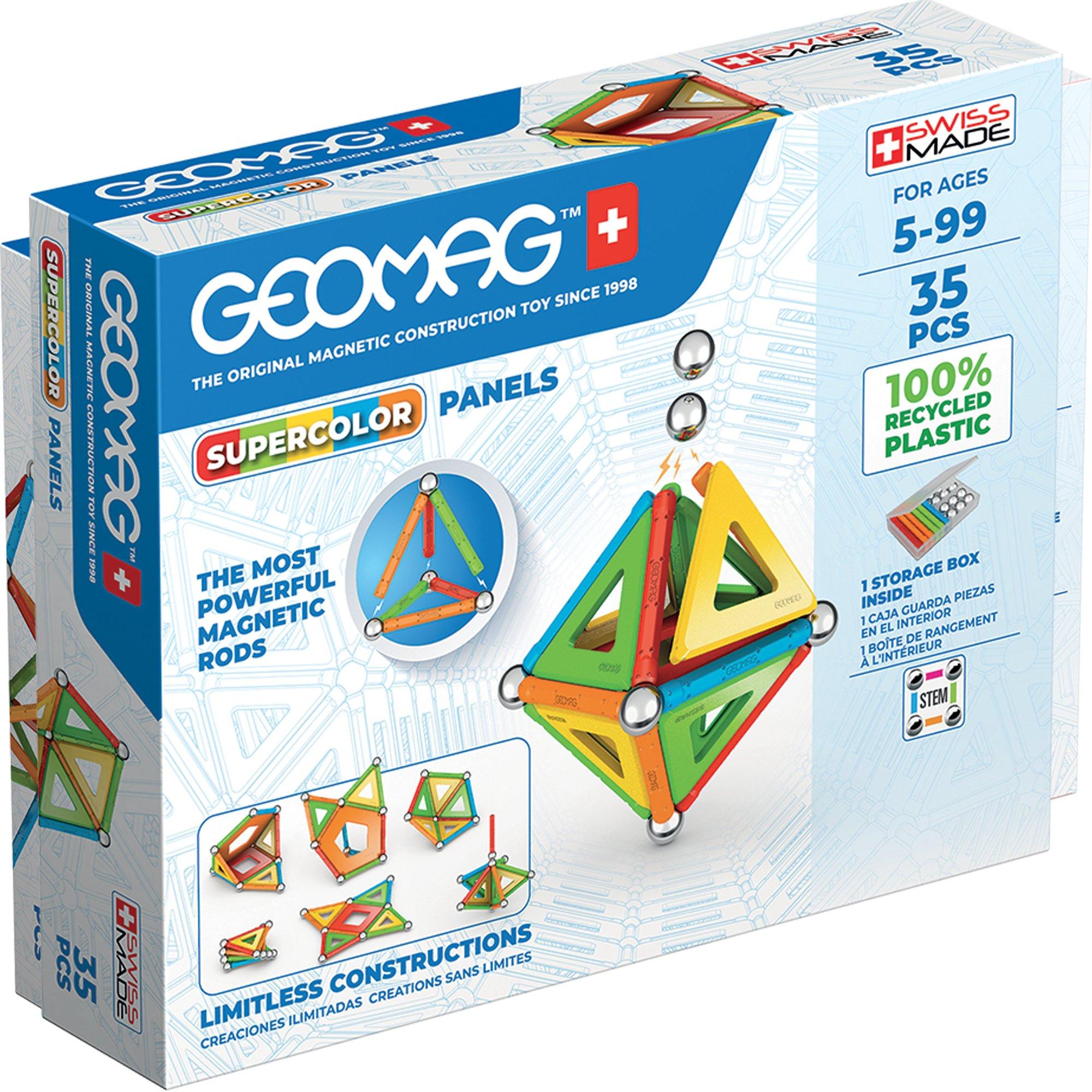 Multi - GEOMAG - Magnetic Supercolor Panel - 35 Pieces - 1