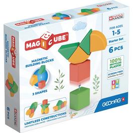 GEOMAG Magicube Magnetic Shapes Starter Set - 6 Pieces