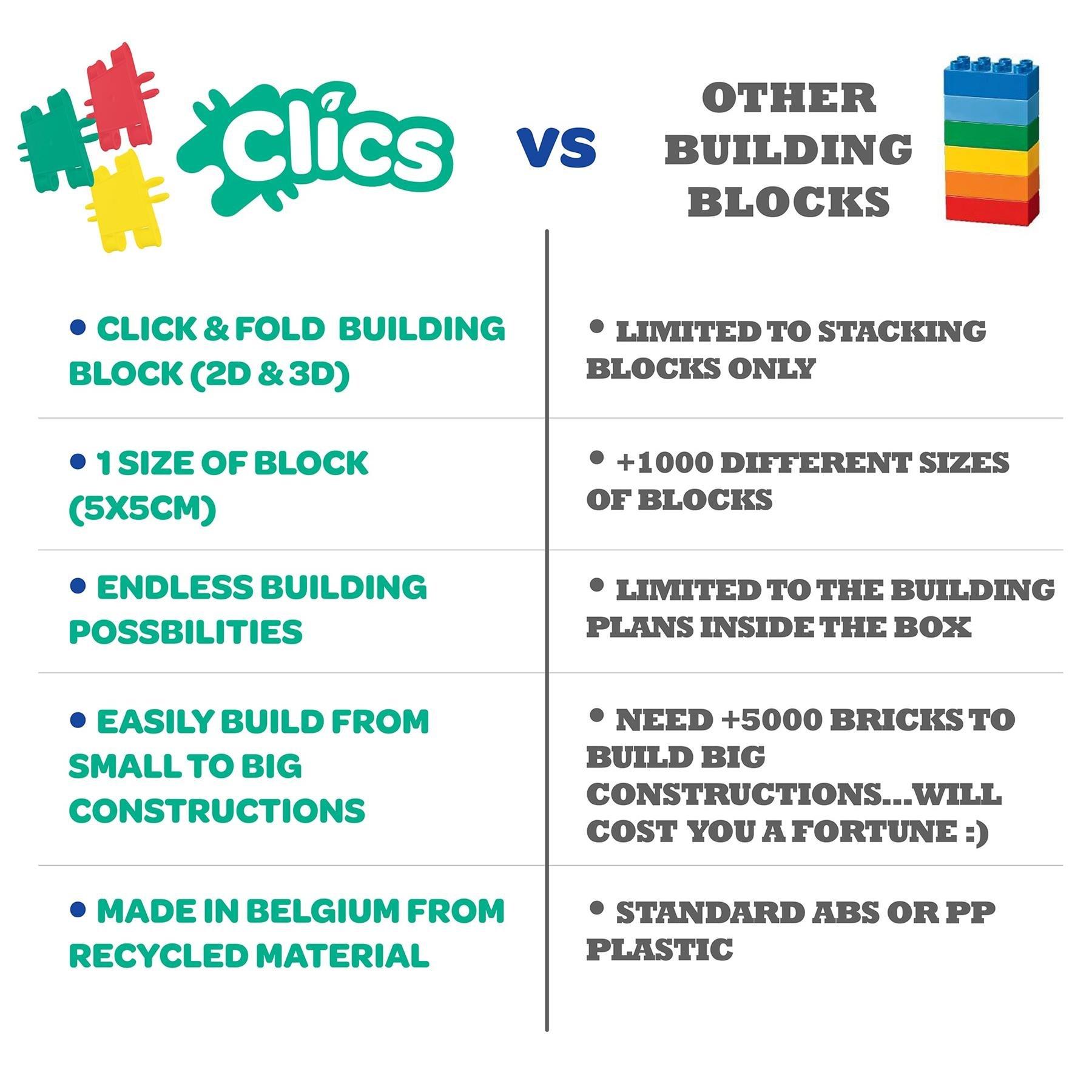 Multi - CLICS - Bucket 8 in 1 - Glitter - 4