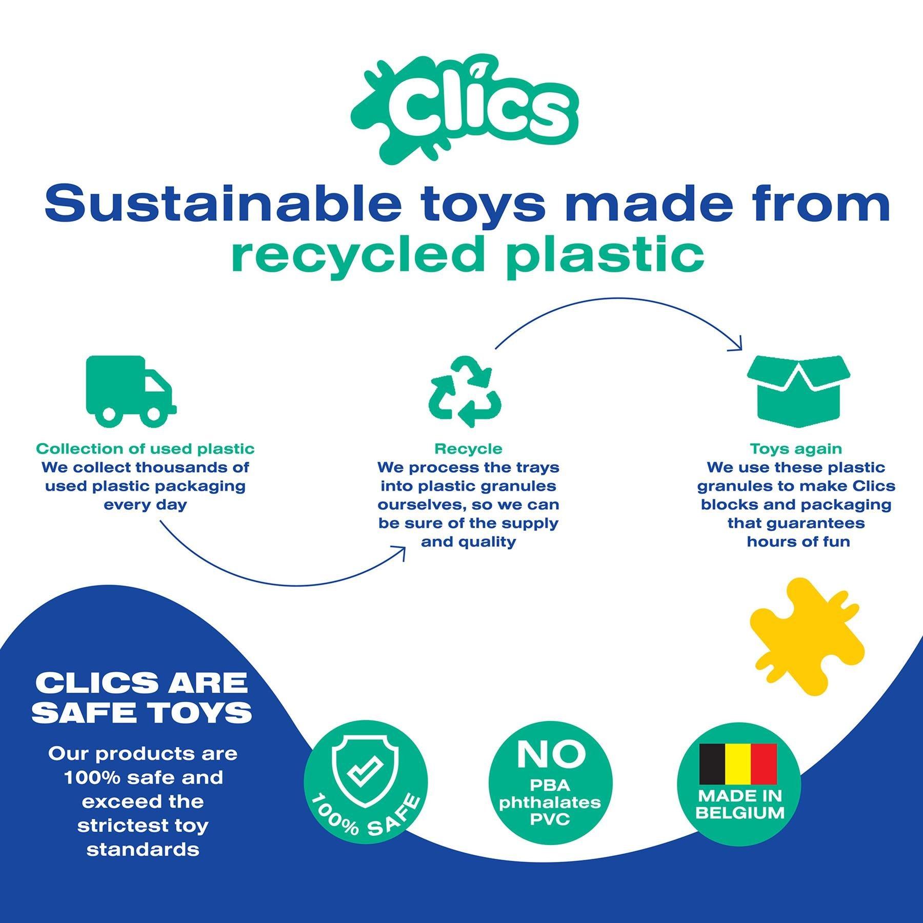 Multi - CLICS - Bucket 8 in 1 - Glitter - 5