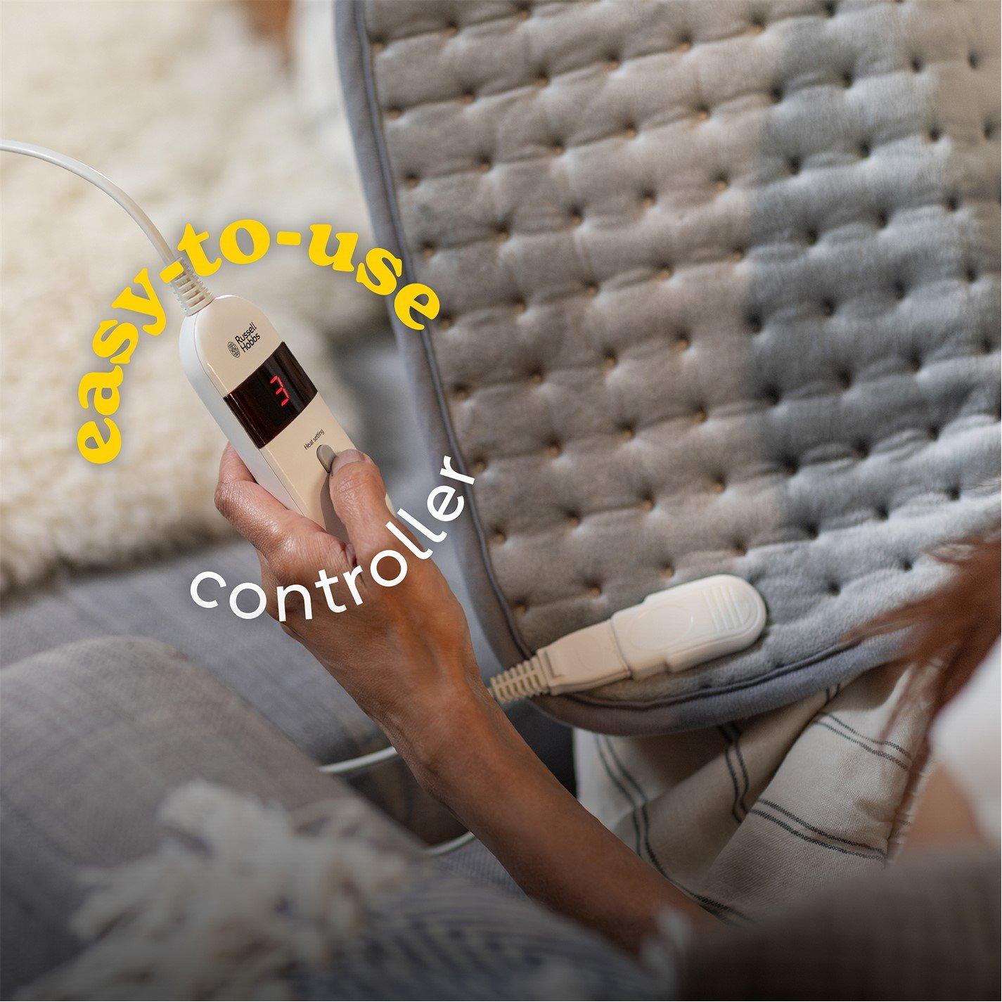 Grey - Russell Hobbs - Russell Hobbs RHHPS1001 Heated Pad with Strap - 5