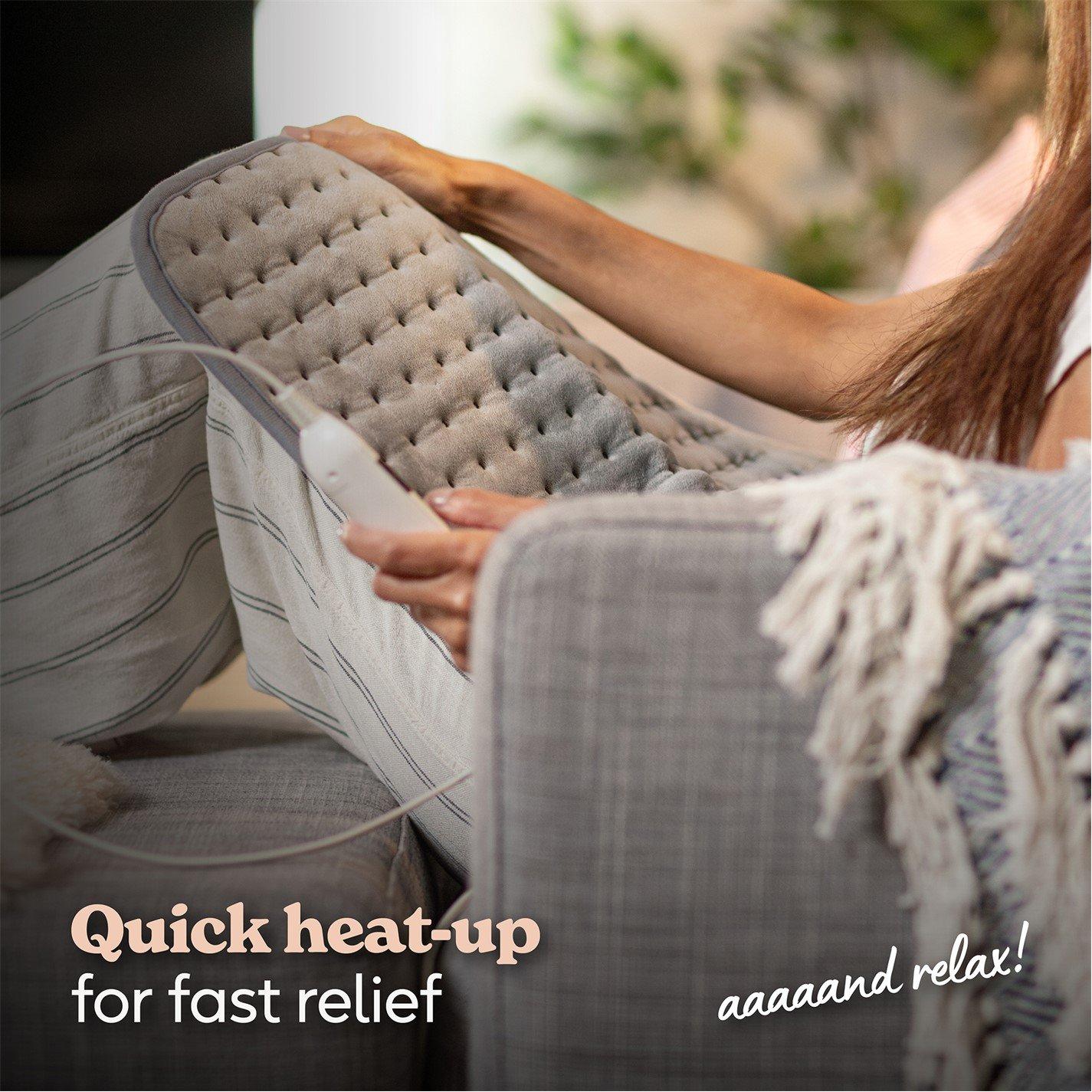 Grey - Russell Hobbs - Russell Hobbs RHHPS1001 Heated Pad with Strap - 8