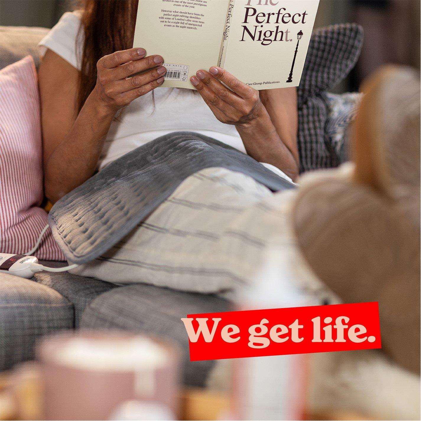 Grey - Russell Hobbs - Russell Hobbs RHHPS1001 Heated Pad with Strap - 9