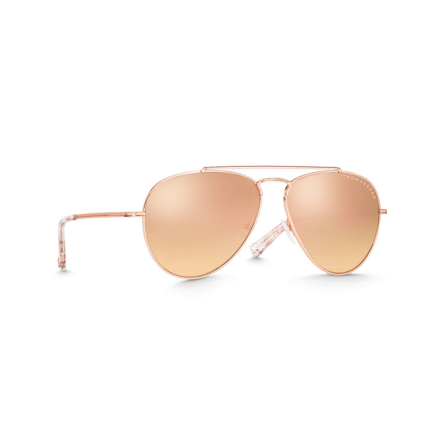 Pink - Thomas Sabo - Harrison Pilot Mirrored Sunglasses - 2