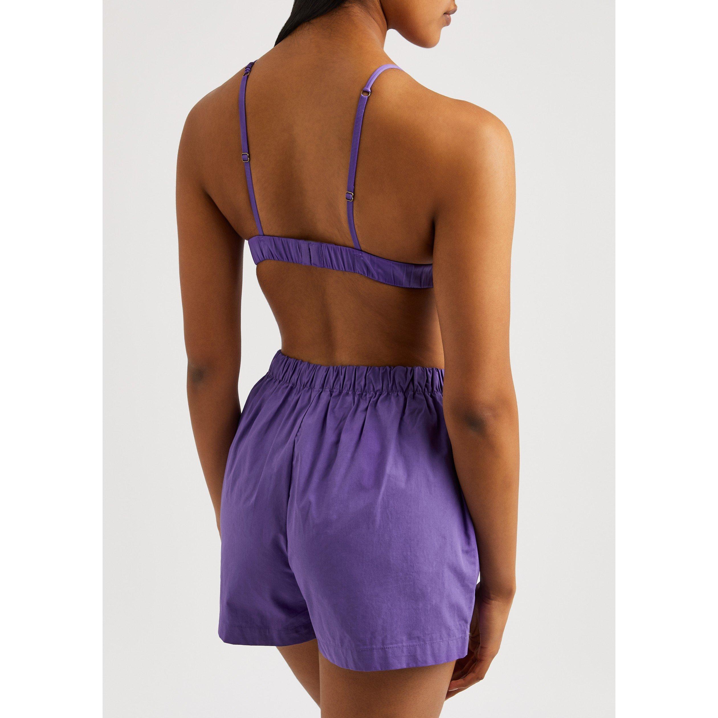 PURPLE - Love Stories - PJB JAMES COTTON BOXER SHORTS - 3
