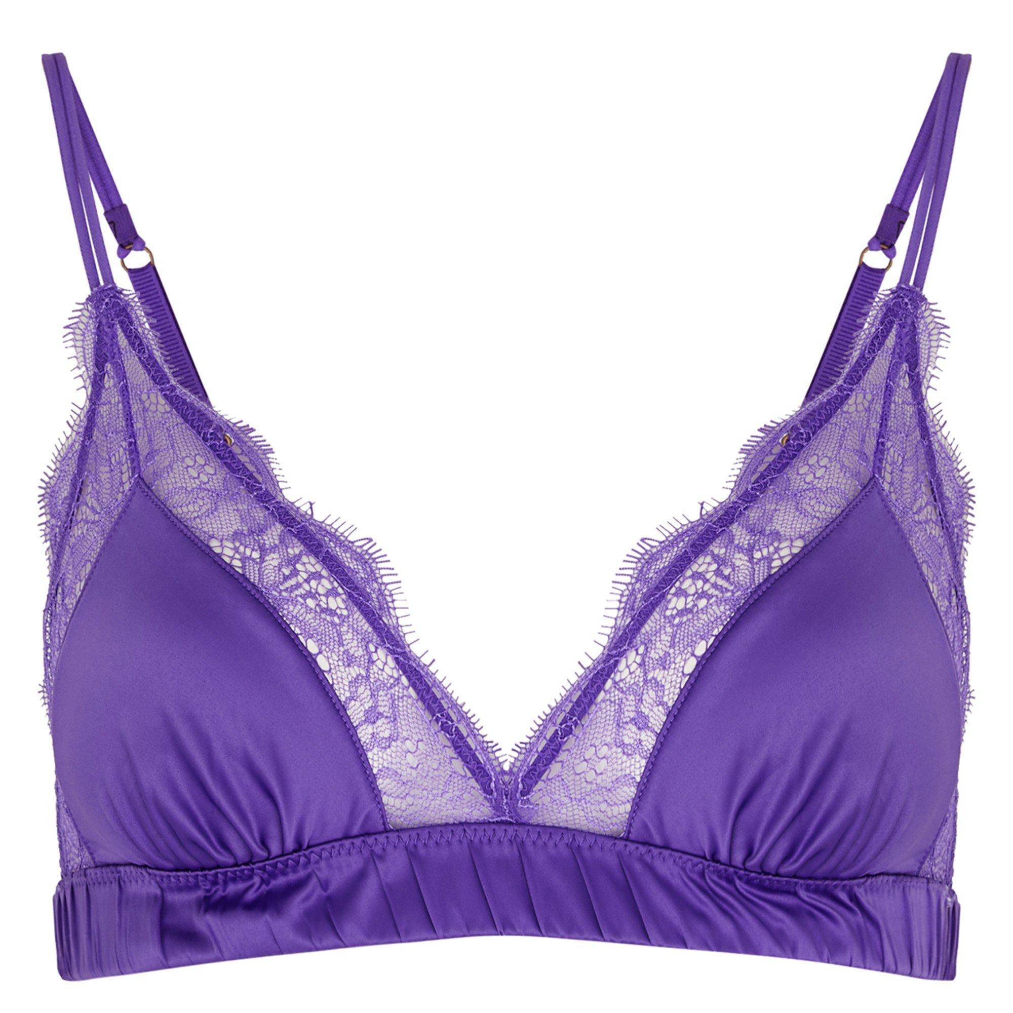 PURPLE - Love Stories - B LOVE LACE PURPLE BRALETTE - 1
