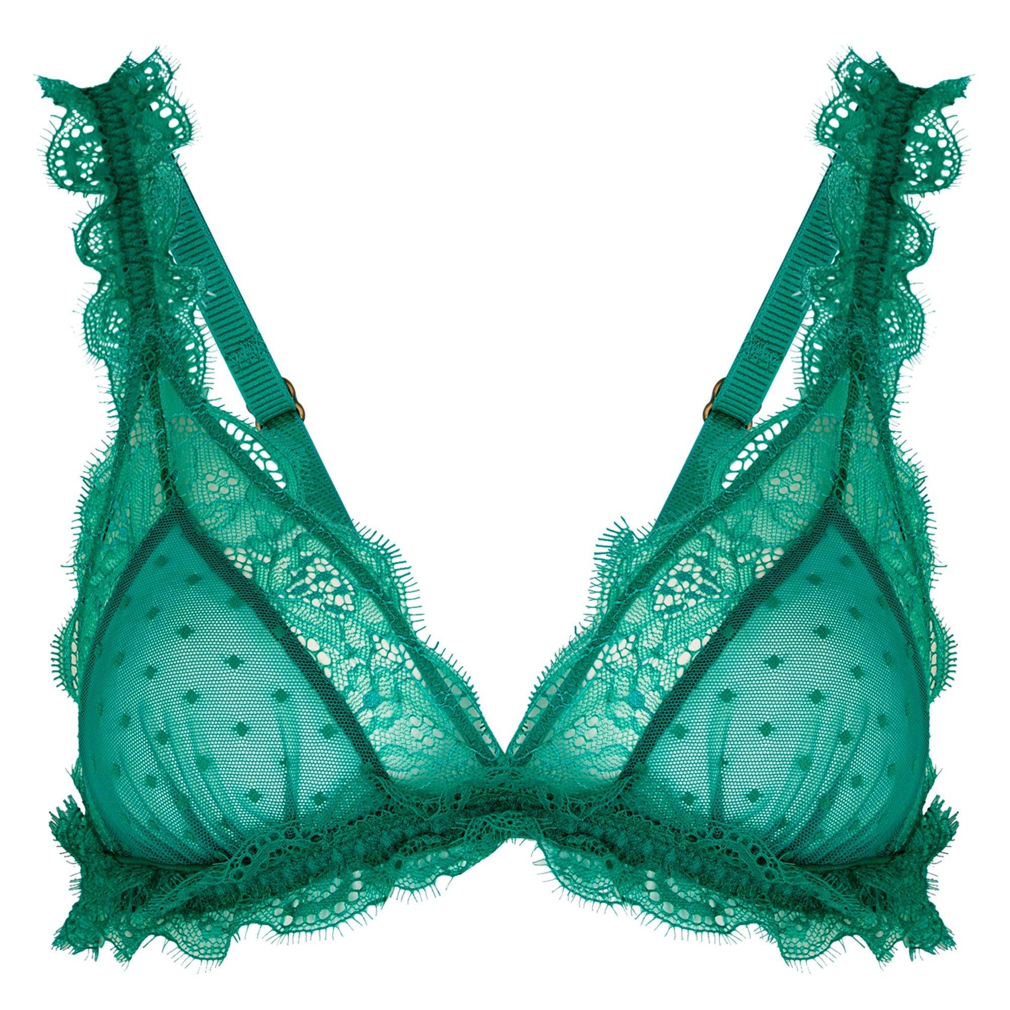 GREEN - Love Stories - B LOVELACE LACE BRALETTE - 1
