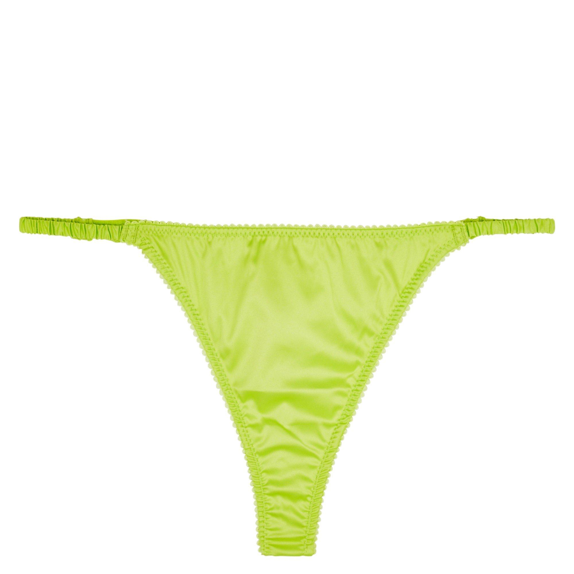 LIME - Love Stories - T LILY FRILL BACK THONG - 1