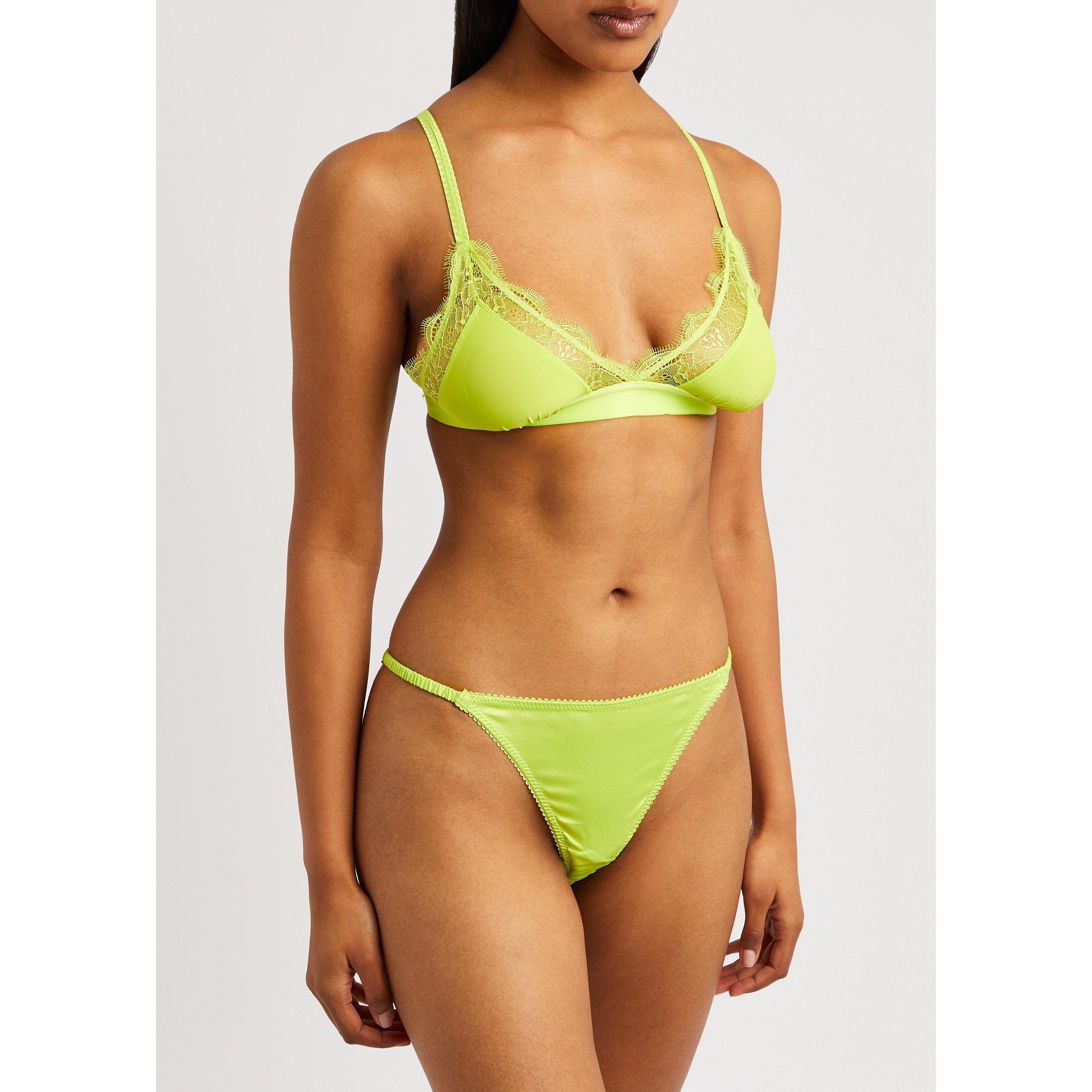 LIME - Love Stories - T LILY FRILL BACK THONG - 2