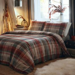 Appletree Connolly  Brushed Cotton Duvet Cover Set in Red